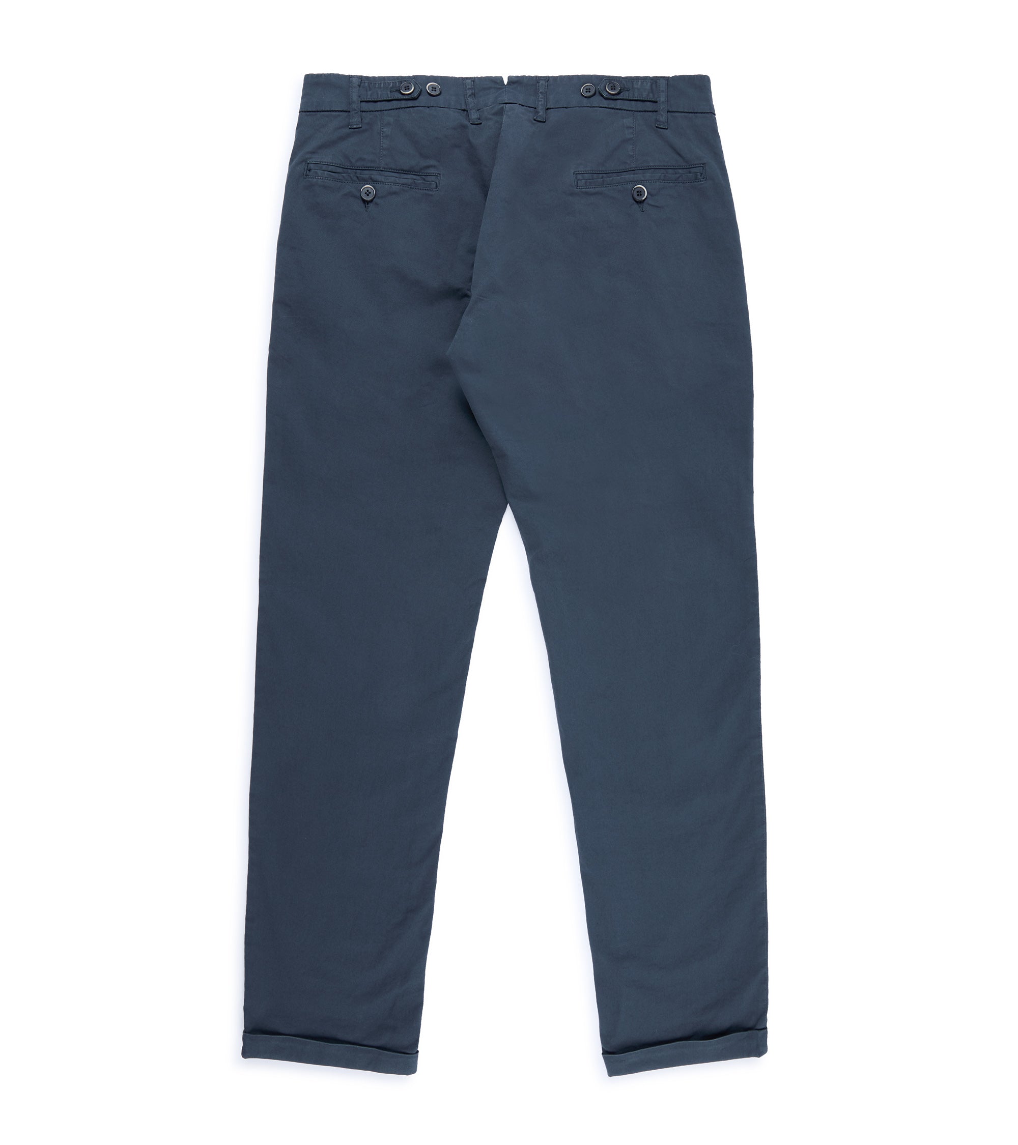 Barena Bativoga Trevo Cotton Twill Trousers: Navy