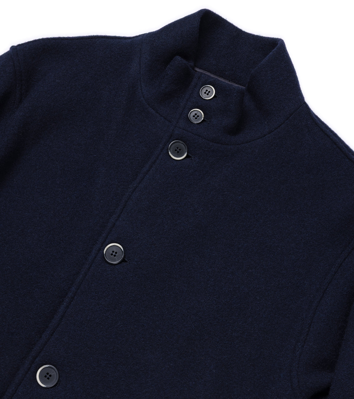 Barena Caopian Altier Wool Mix Jersey Blouson: Navy
