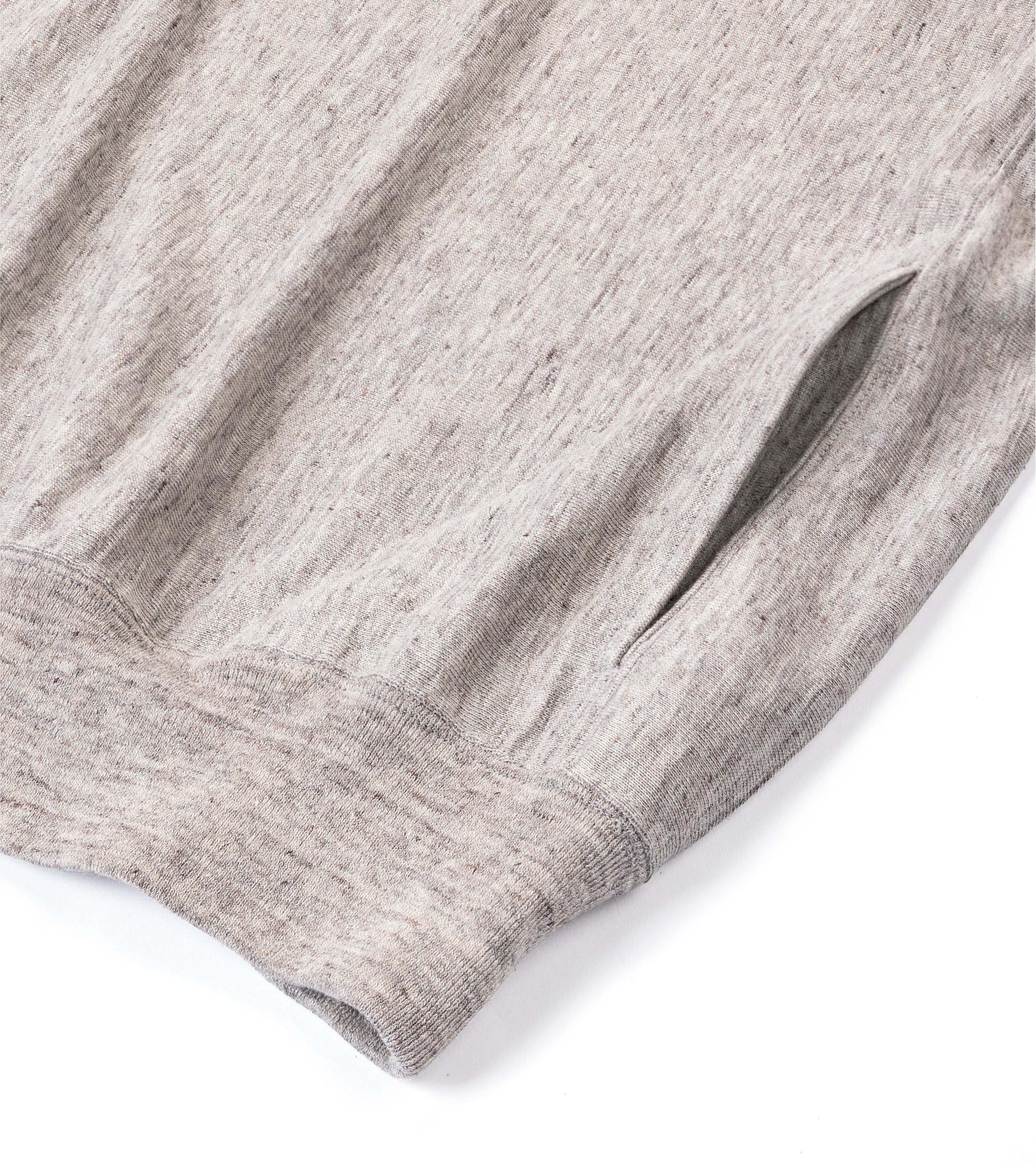 Batoner Belgian Linen Urake Short Sleeve Crew Neck Sweater: Beige