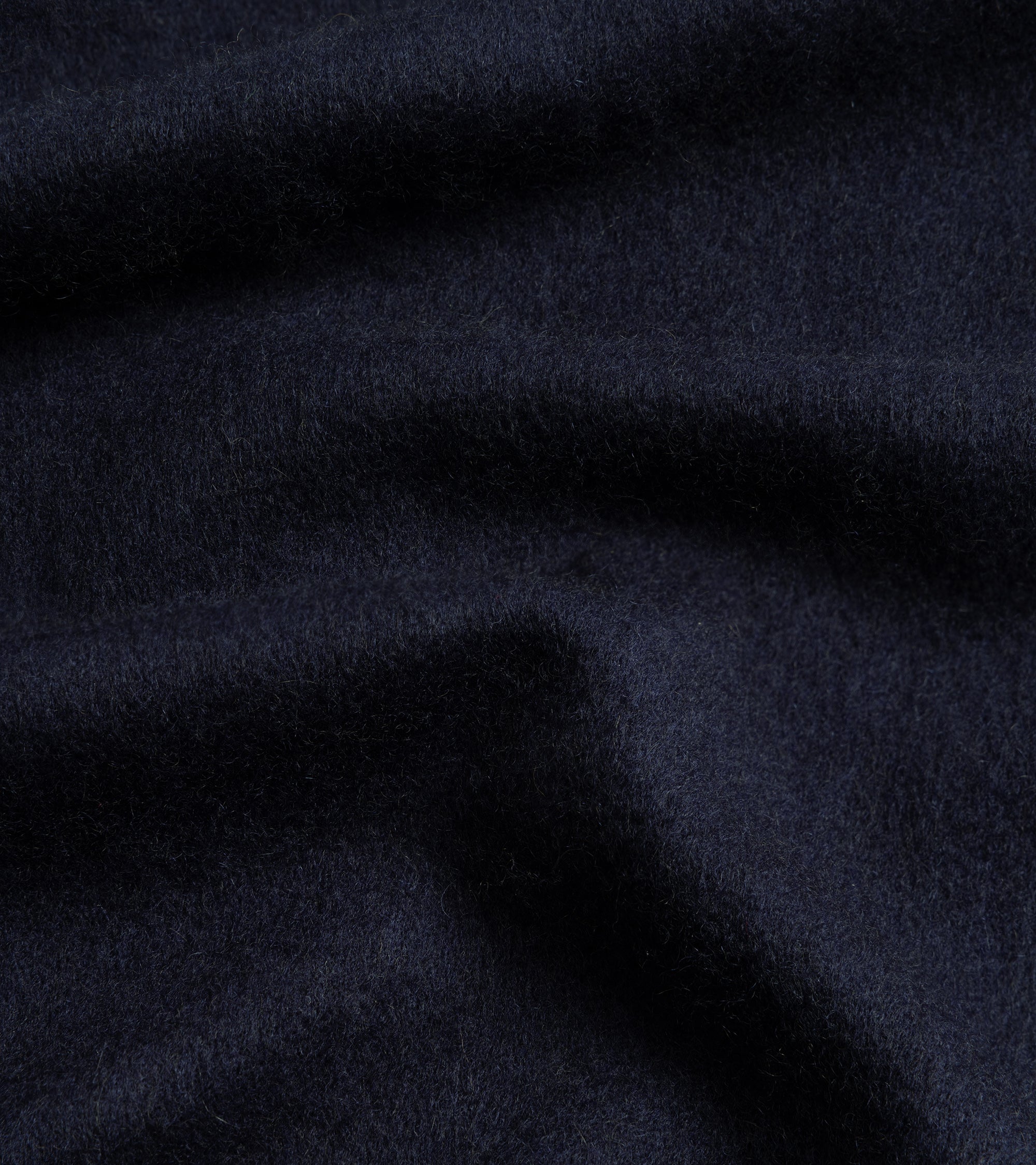 Begg x Co Arran Solid Oversized Cashmere Scarf: Navy