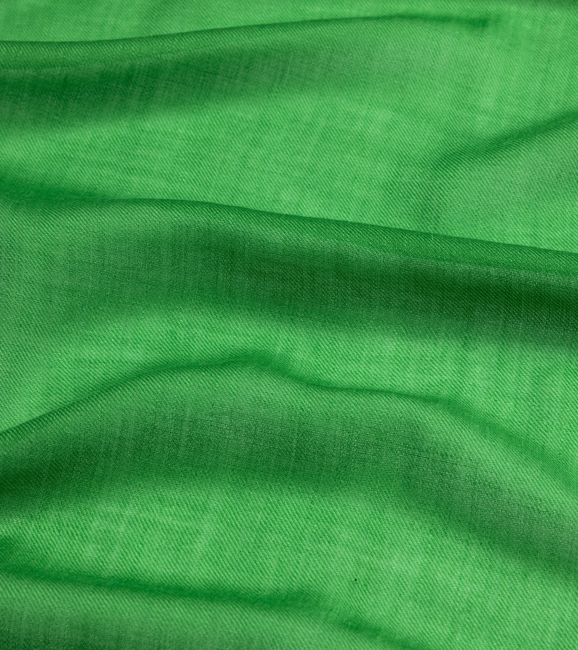 Begg x Co Wispy Solid Cashmere Scarf: Leaf Green