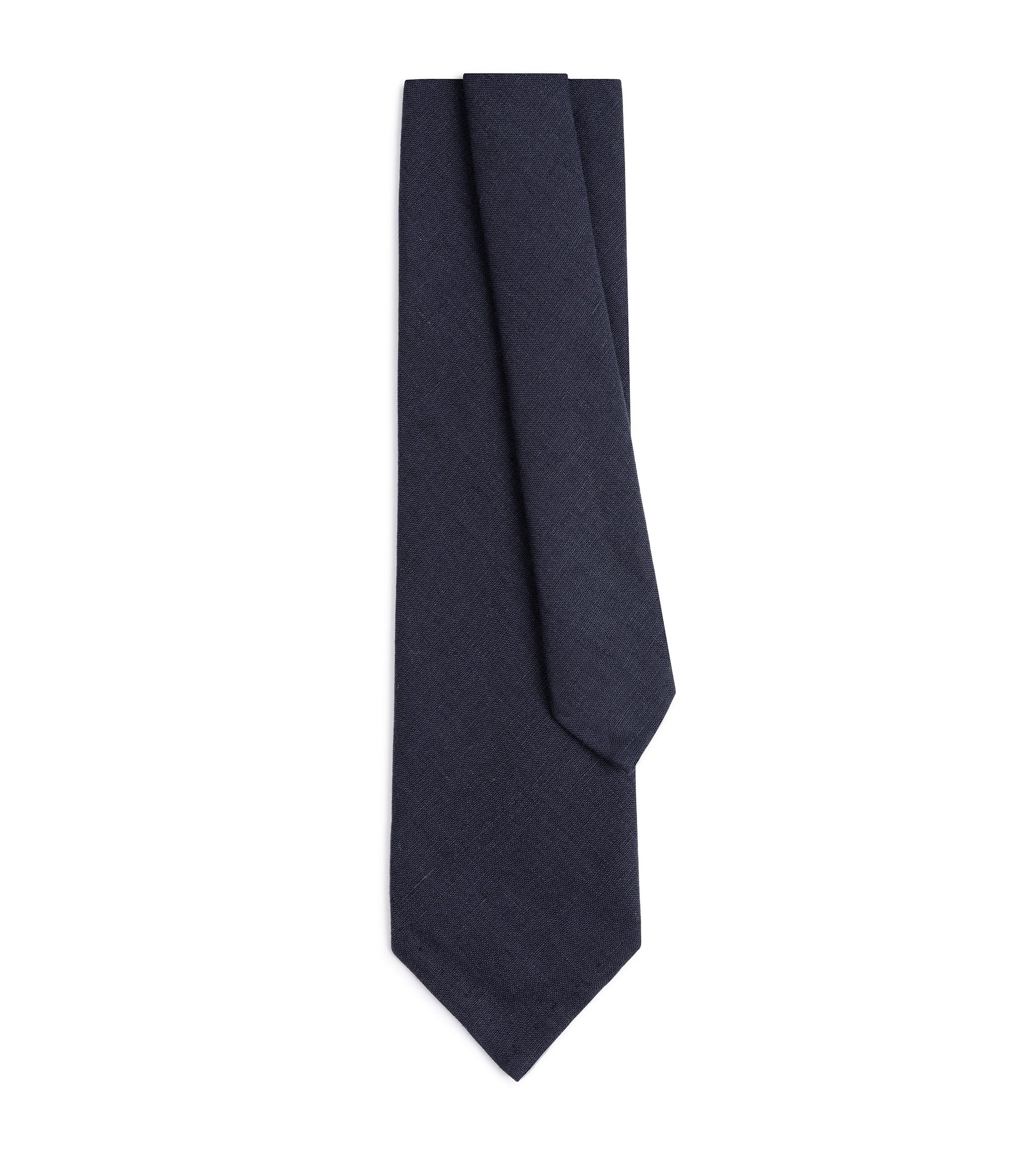 Bigi Linen Tie: Navy