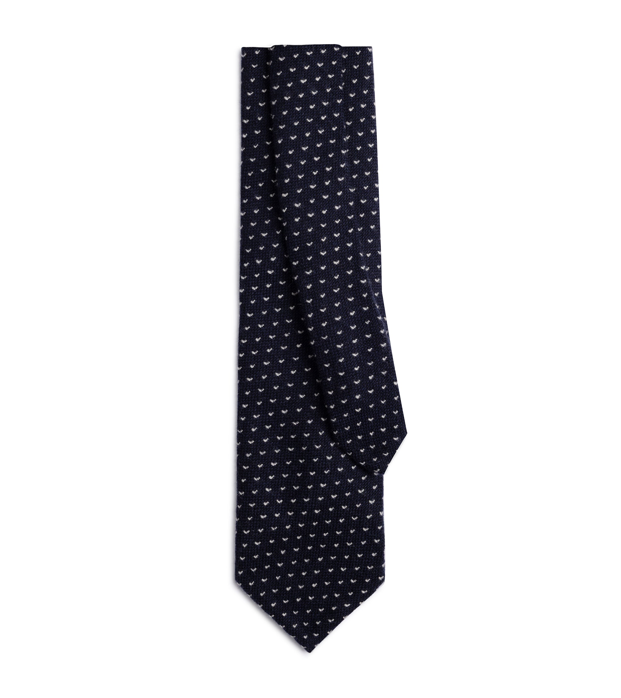 Bigi for Trunk Cashmere Chevron Tie: Navy