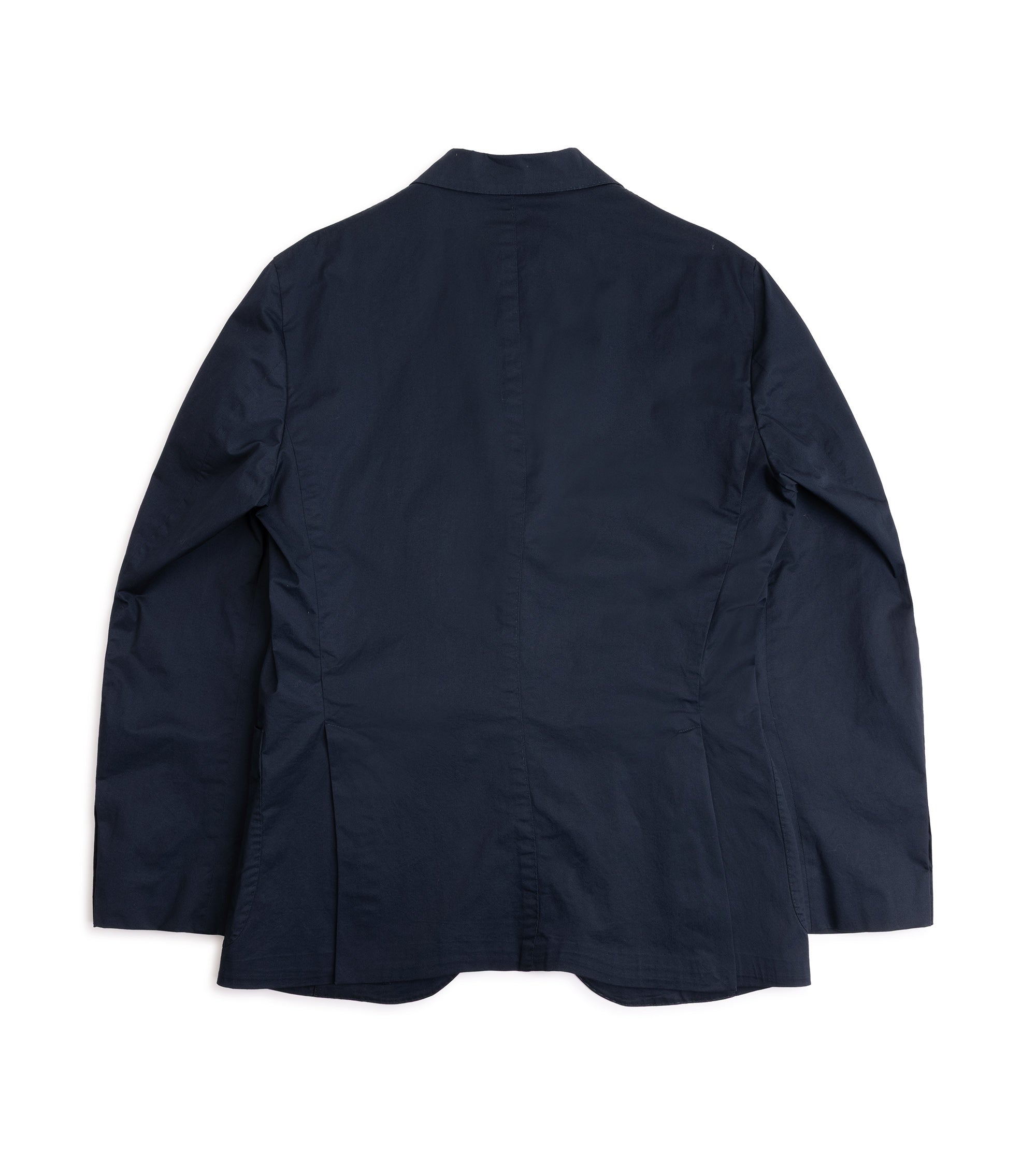 Boglioli Cotton Stretch Travel Suit Jacket: Navy