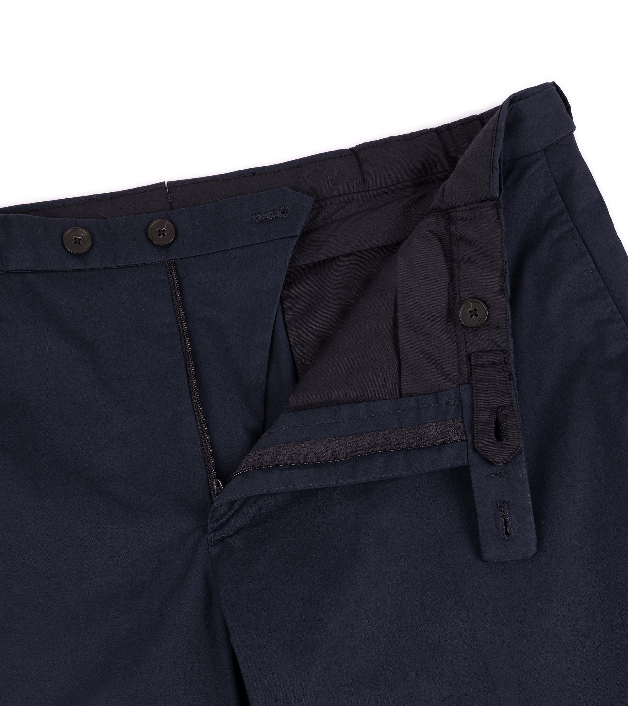 BOGLIOLI（ボリオリ） 44 navy Boglioli Cotton Stretch Travel Suit Trousers: Navy