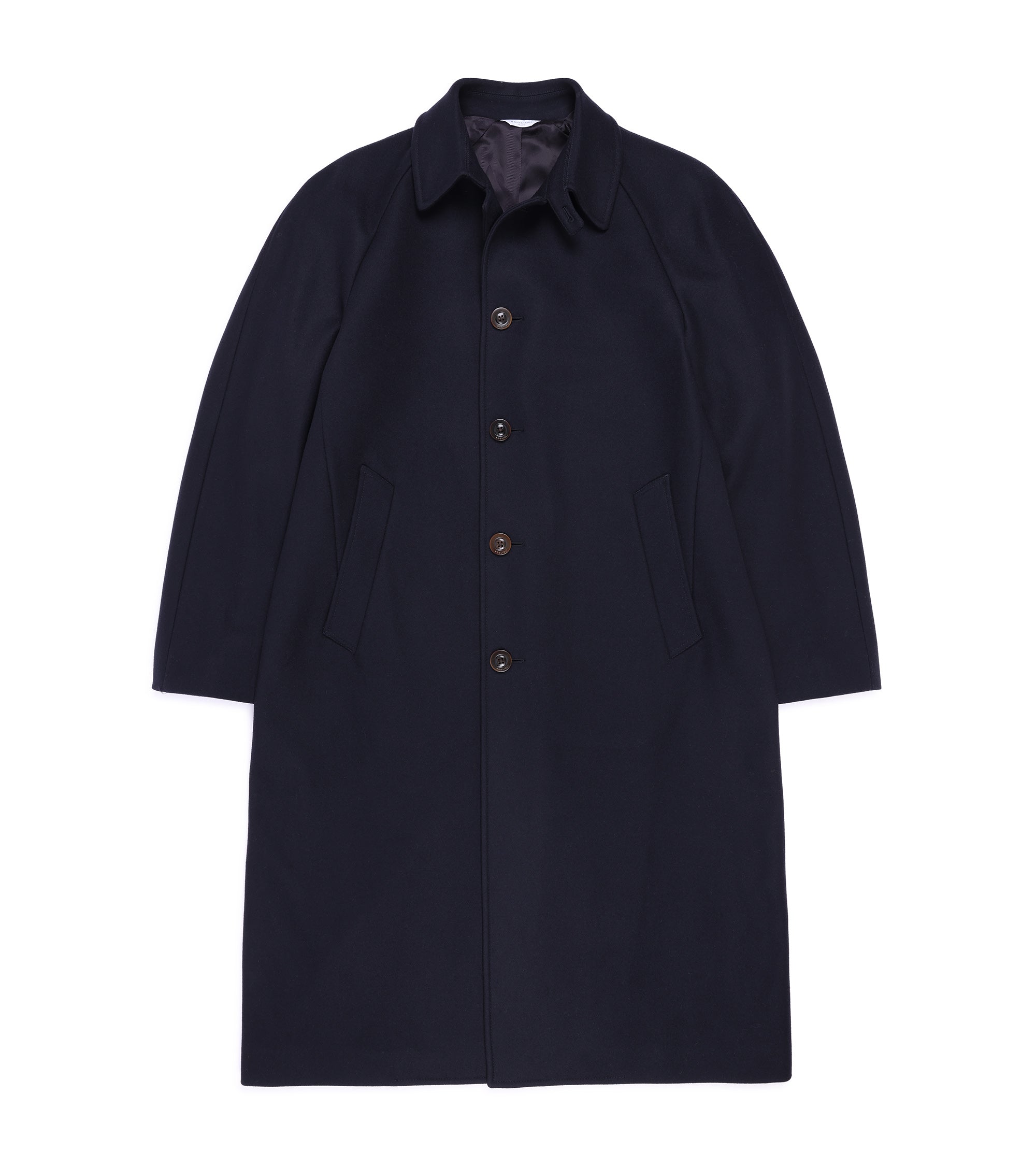 Boglioli Wool Tiroler Overcoat: Navy