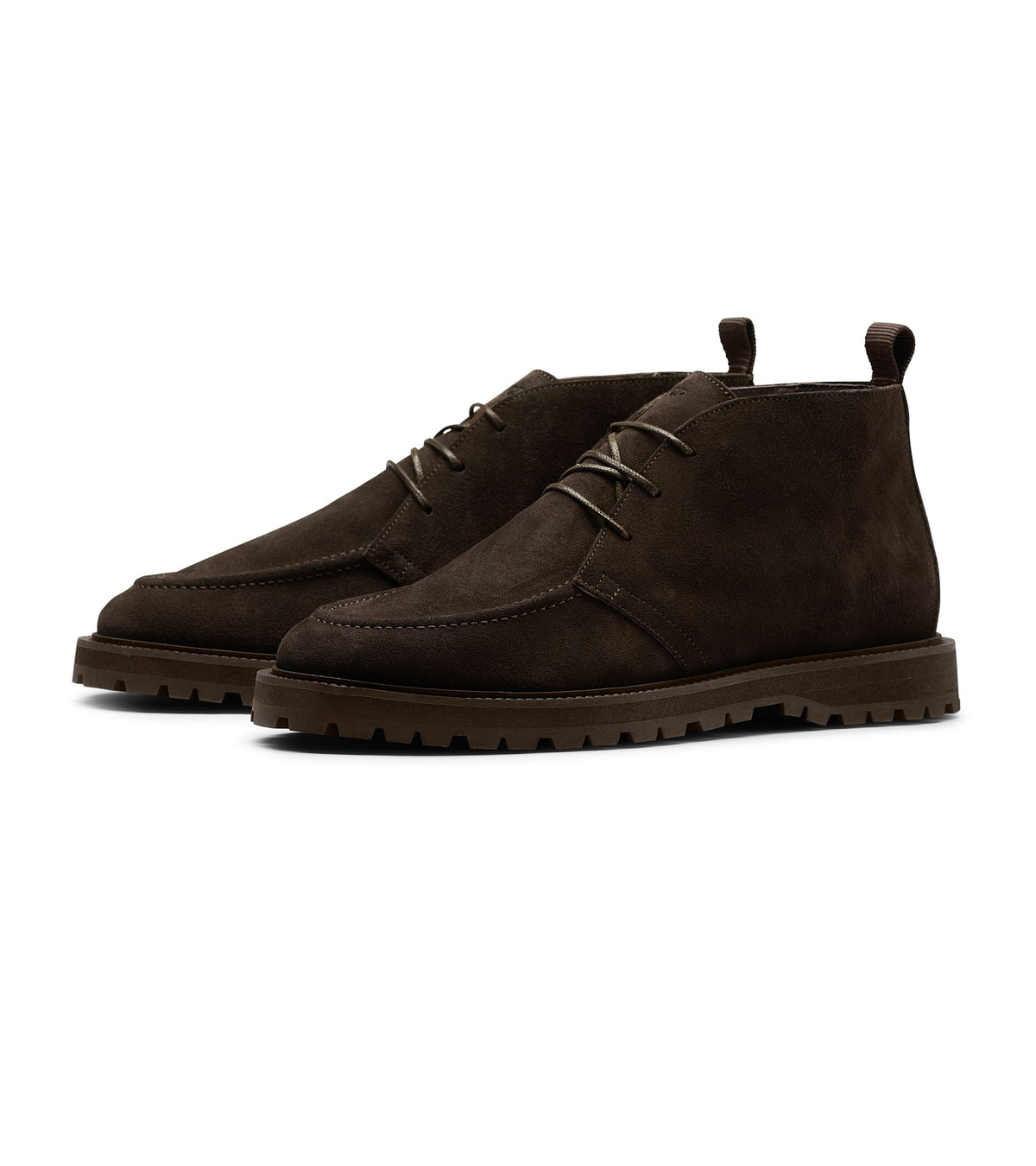 CQP Astra Suede Chukka Boot: Dark Brown