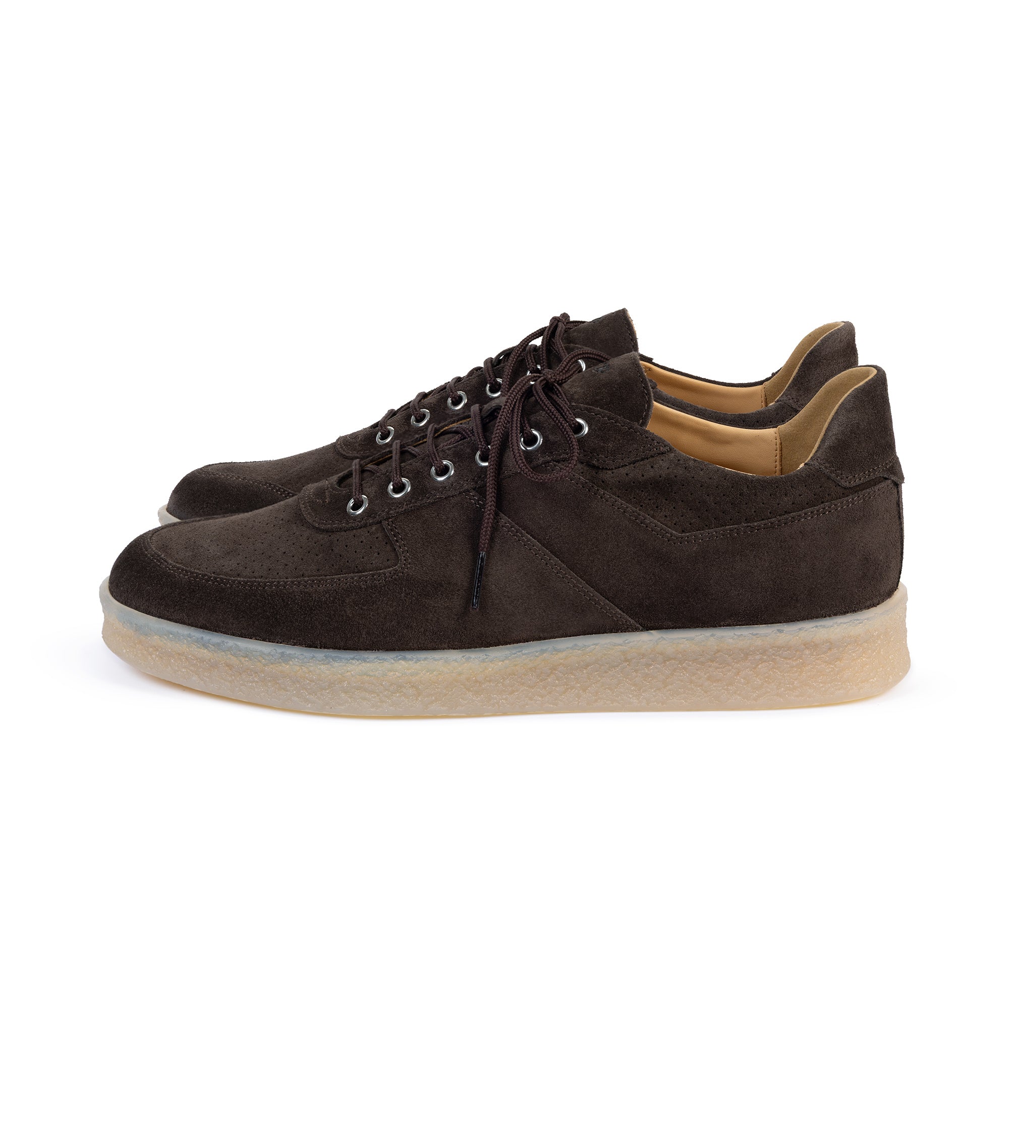 CQP Roamer Suede Sneaker: Chocolate