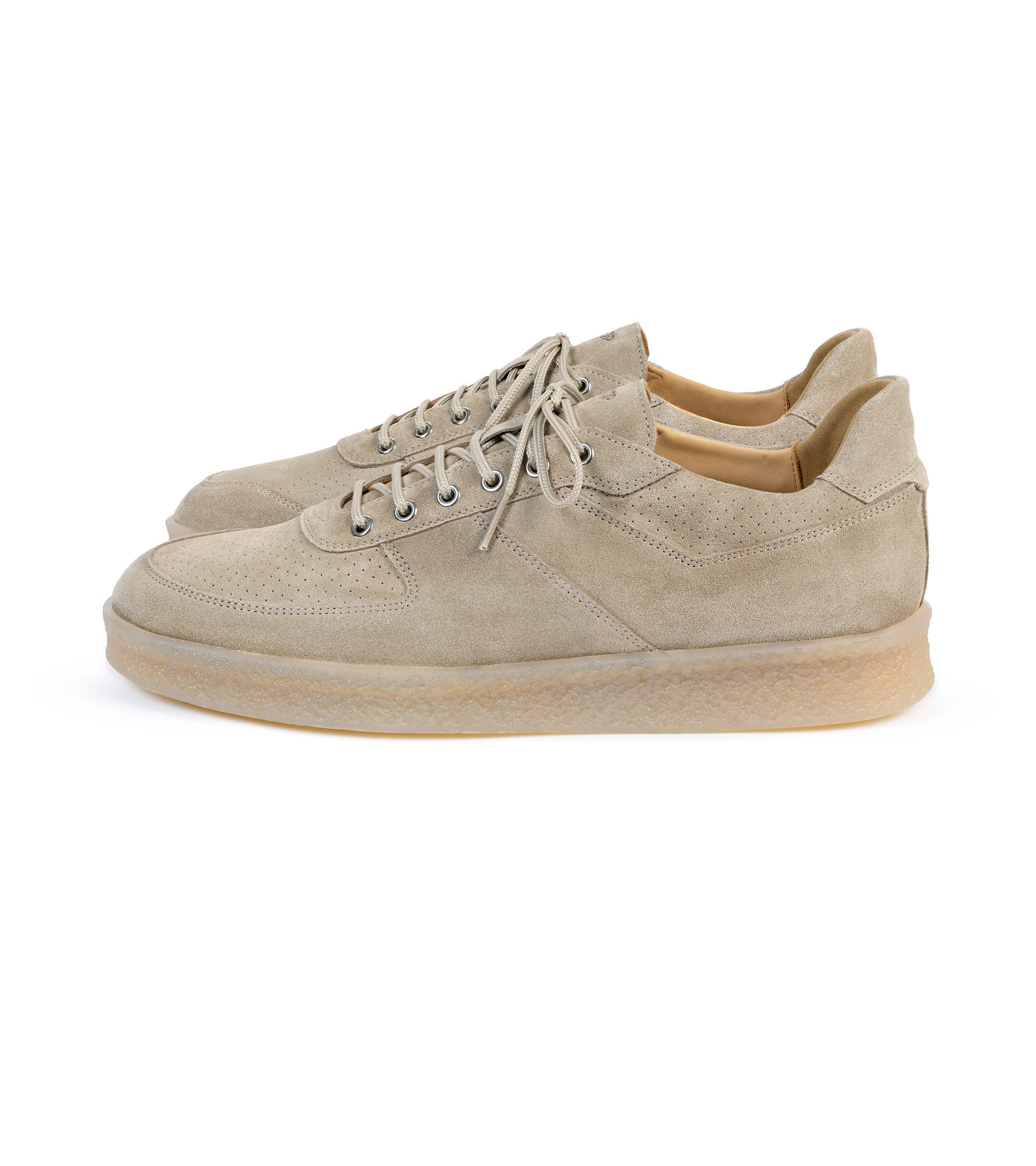 CQP Roamer Suede Sneaker: Taupe
