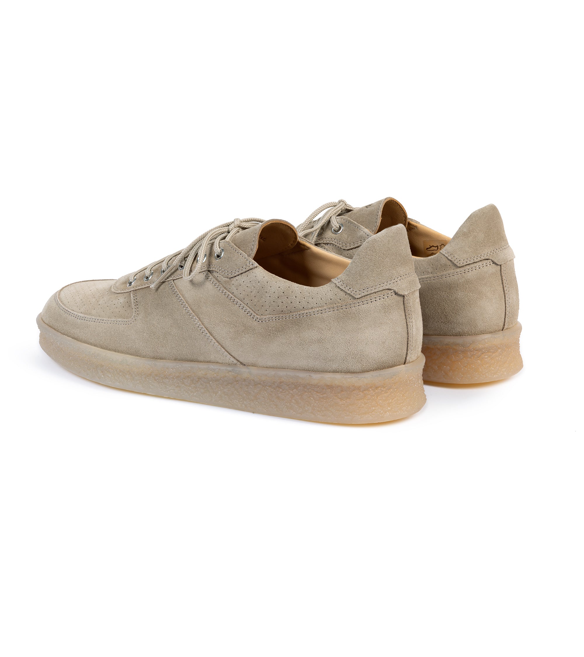 CQP Roamer Suede Sneaker: Taupe