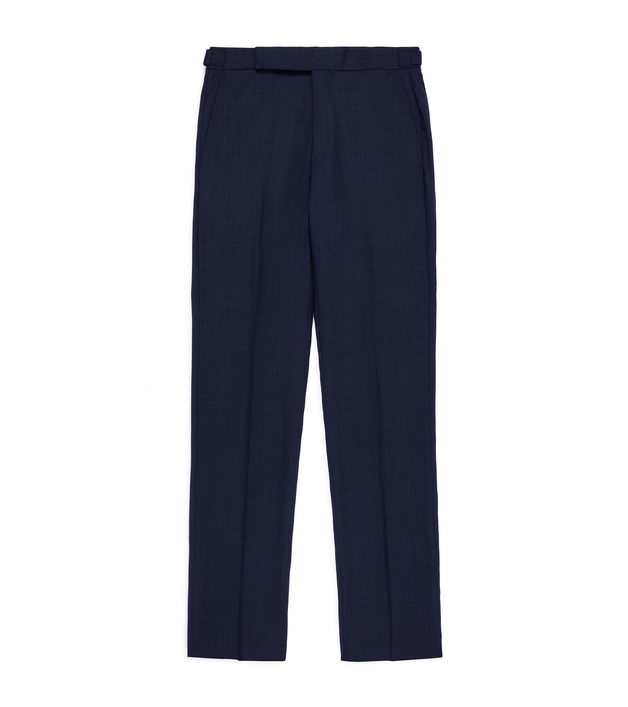 Caruso Aida 3-Ply Wool Canvas Suit: Navy