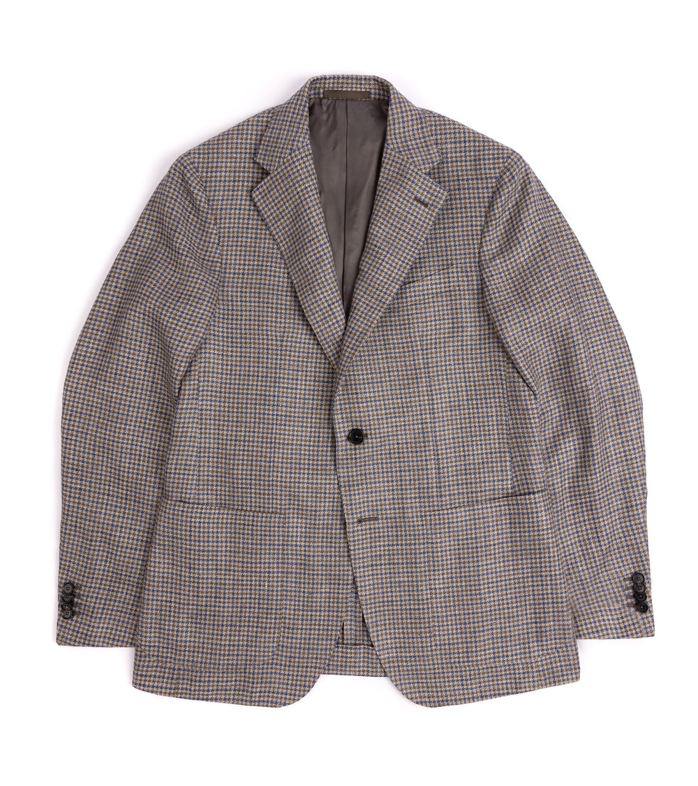 caruso-aida-linen-wool-dogtooth-check-jacket-blue-brown