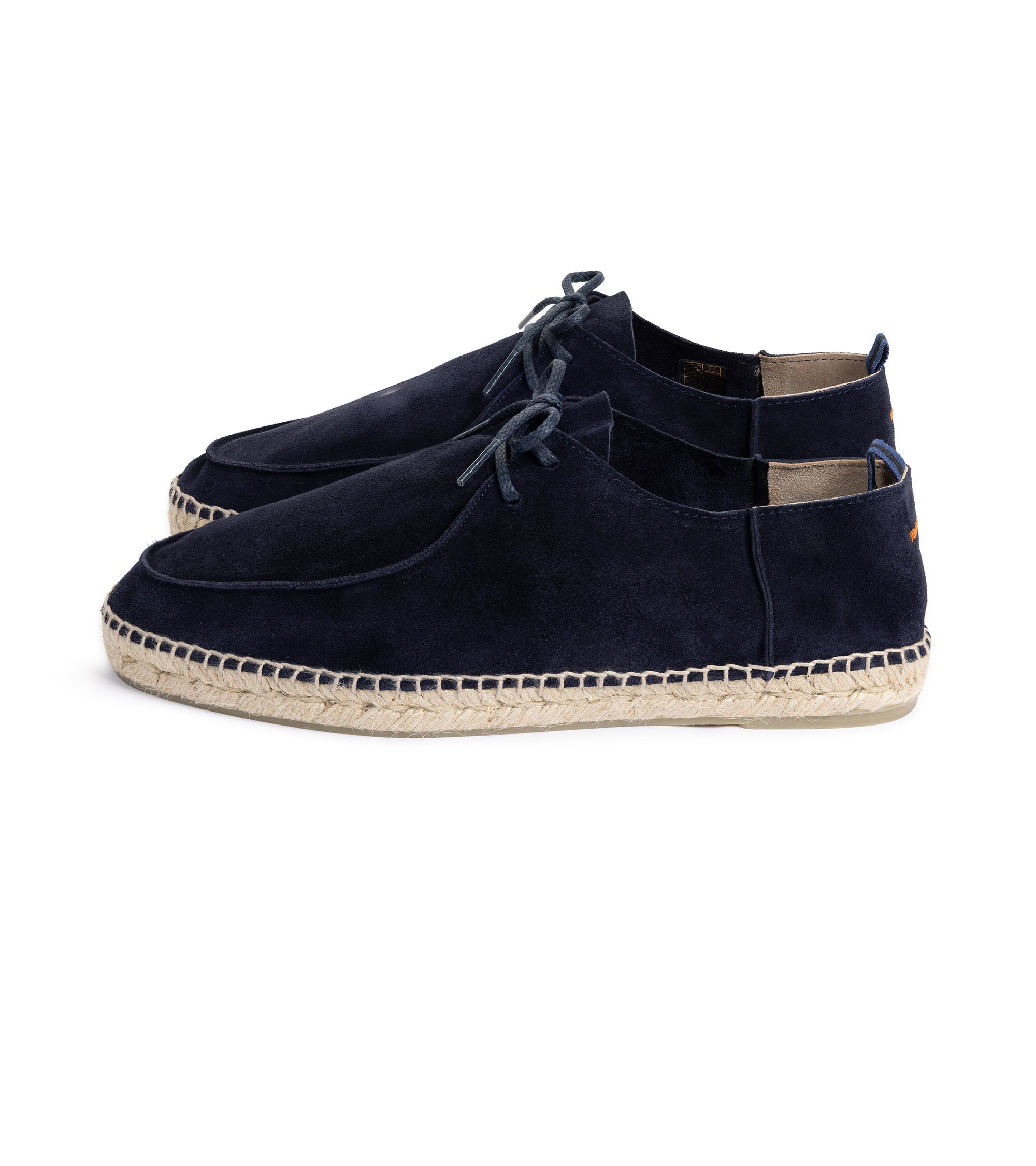 Castañer Ned Suede Lace-Up Espadrille: Navy