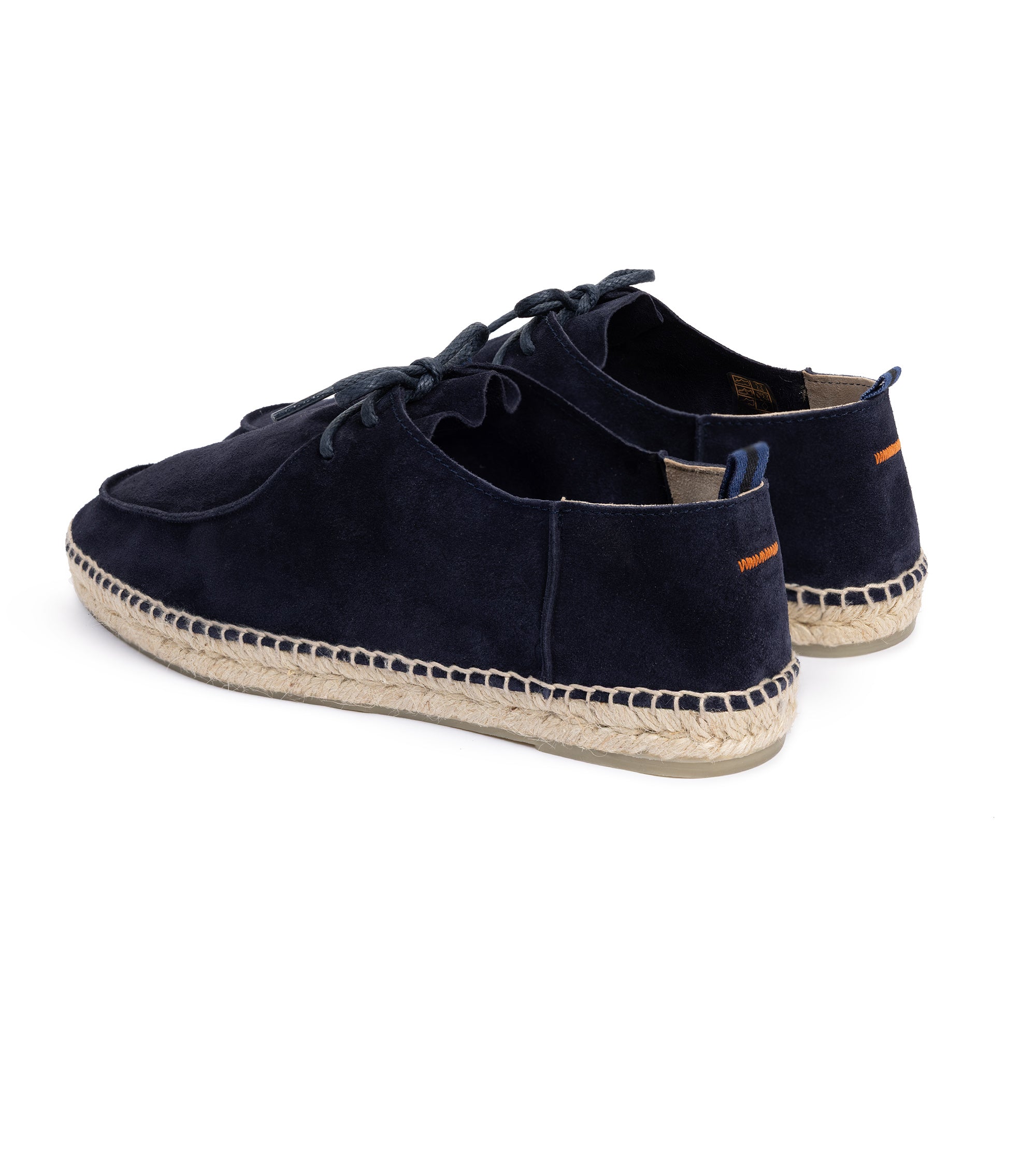 Castañer Ned Suede Lace-Up Espadrille: Navy