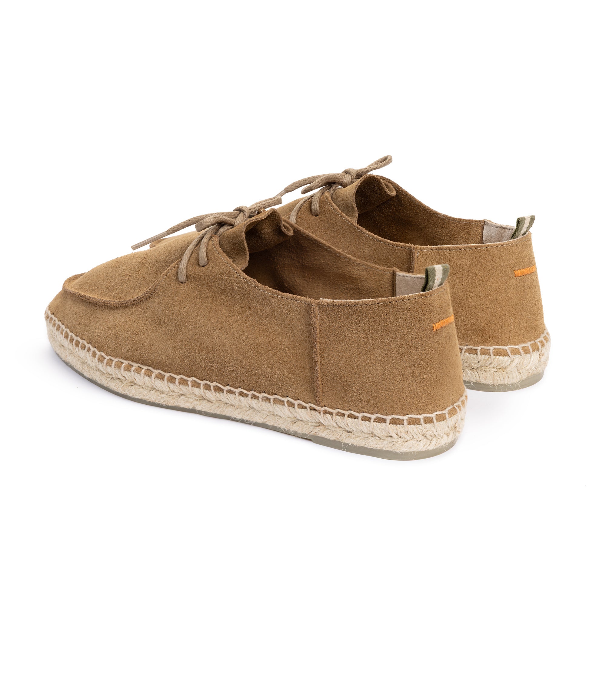 Castañer Ned Suede Lace-Up Espadrille: Sand