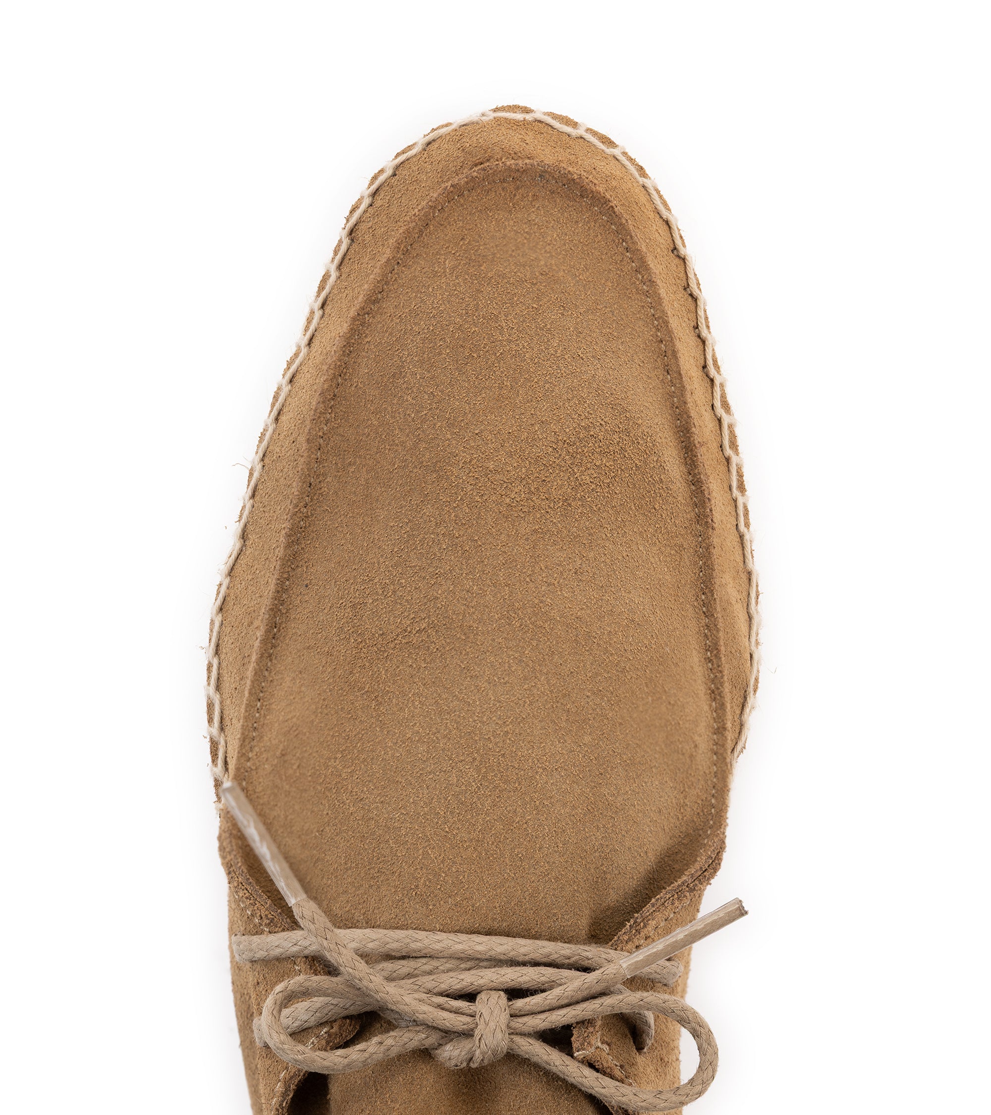 Castañer Ned Suede Lace-Up Espadrille: Sand