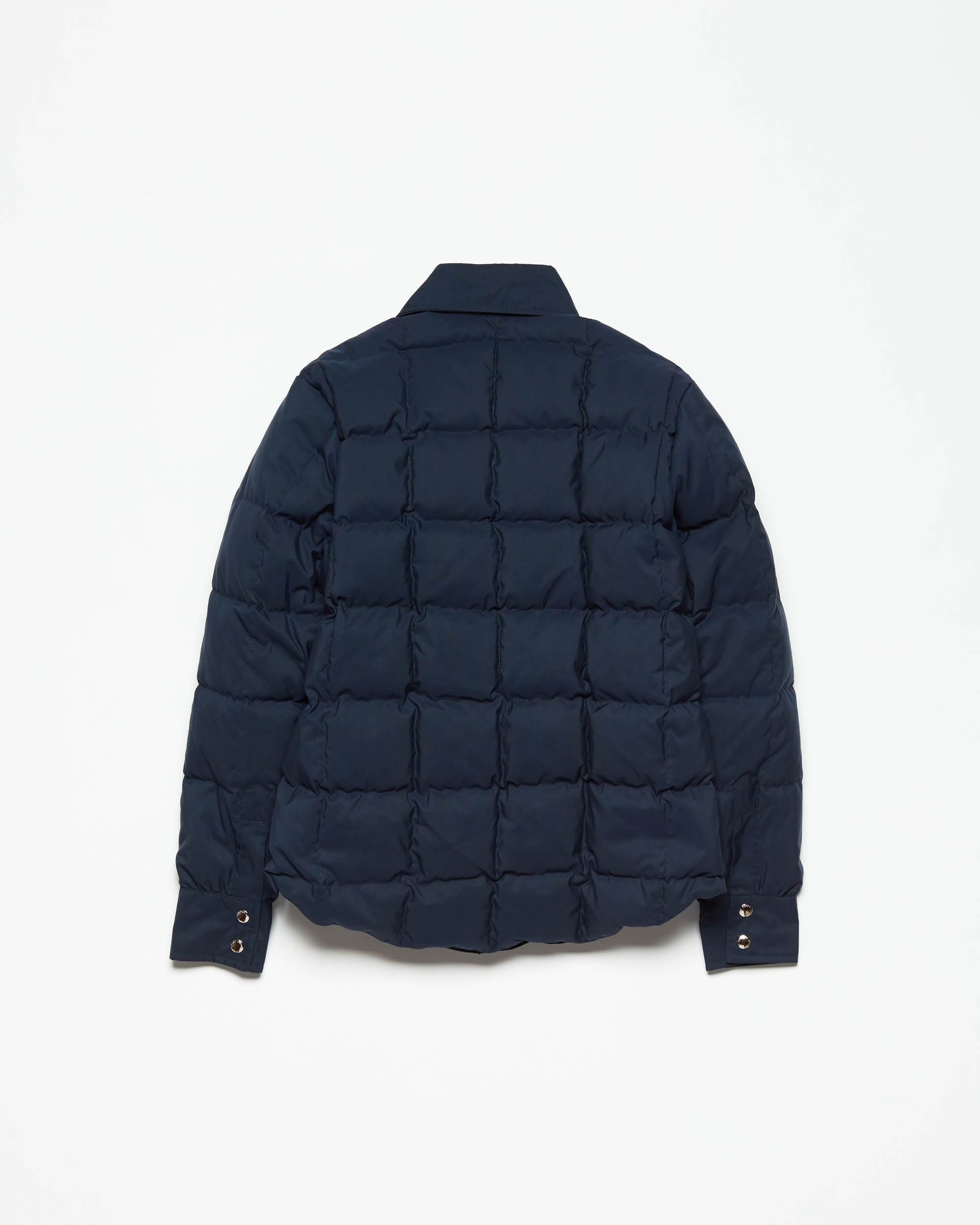 Crescent Down Works 60/40 Padded Down Shirt: Navy