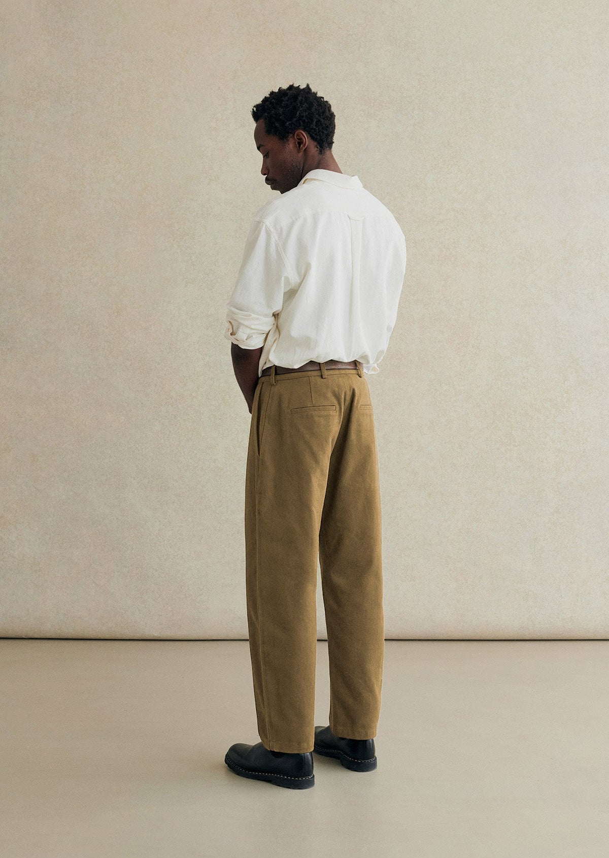 De Bonne Facture Soft Cotton Balloon Trousers: Bronze