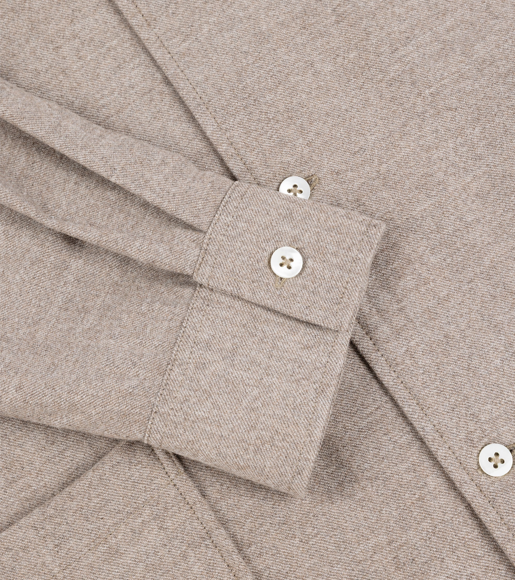 De Bonne Facture Super 130's Wool Painter's Jacket: Taupe