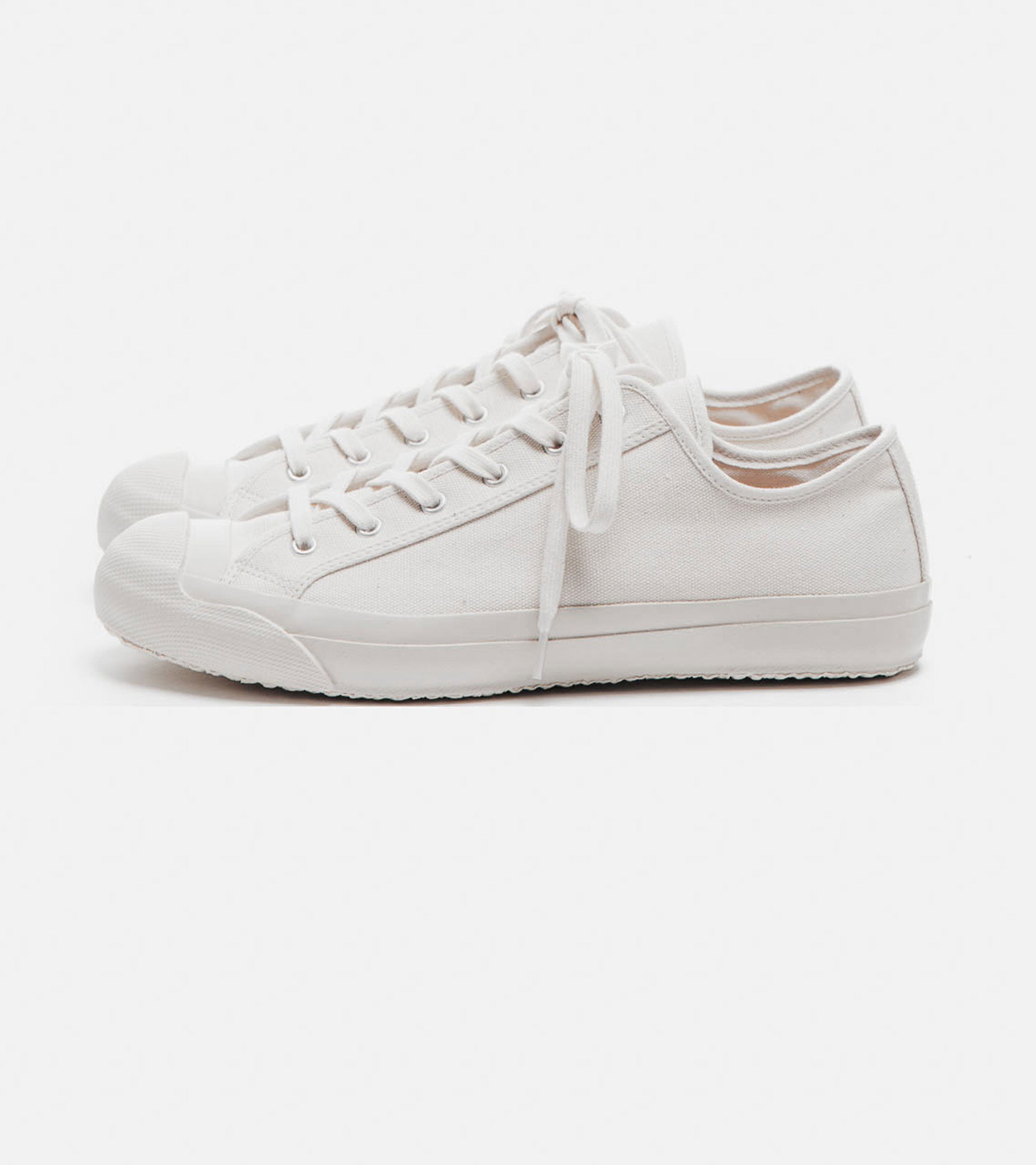 Doek Court Canvas Sneaker: Optical White
