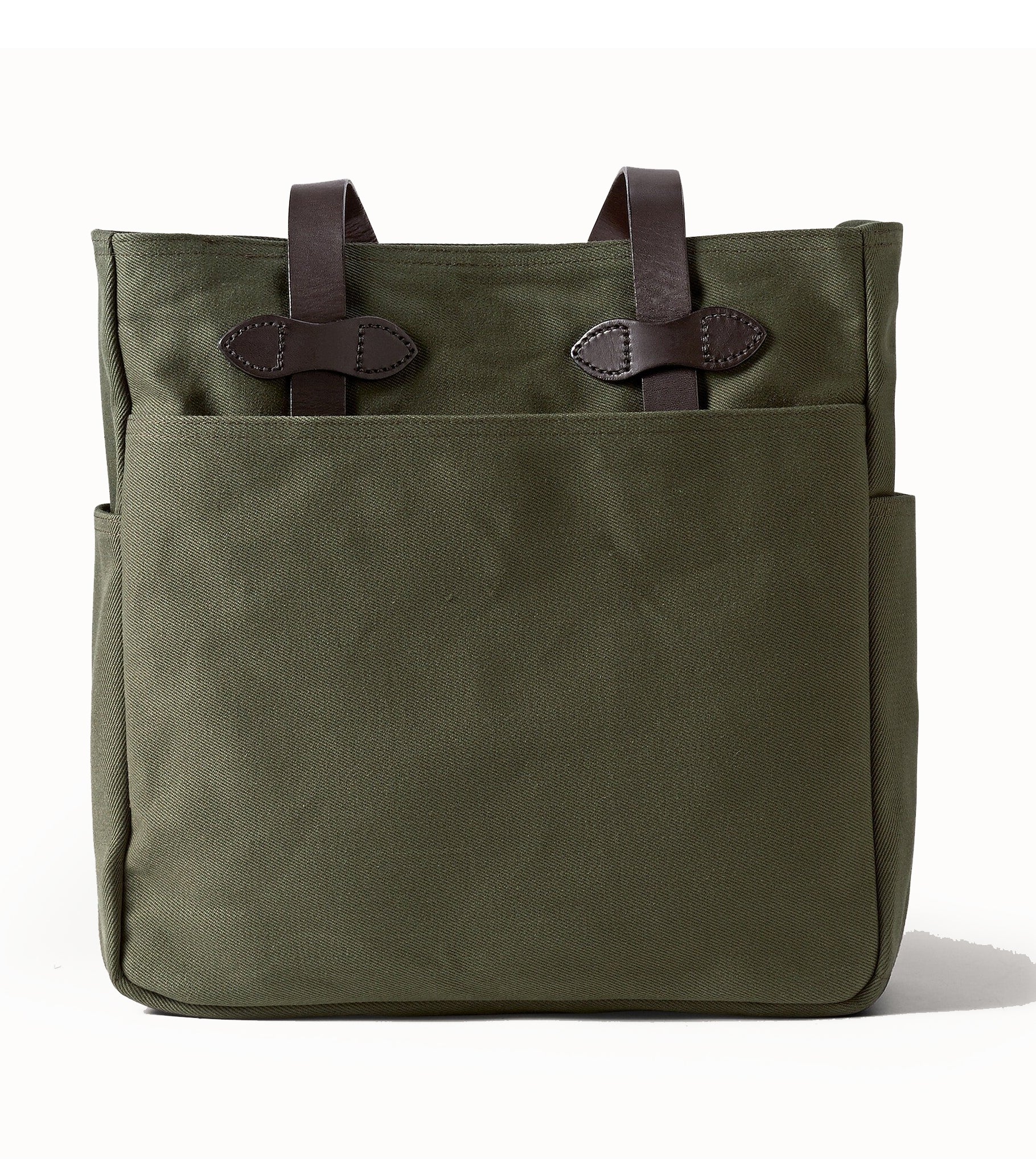 Filson Rugged Twill Open Tote Bag: Otter Green