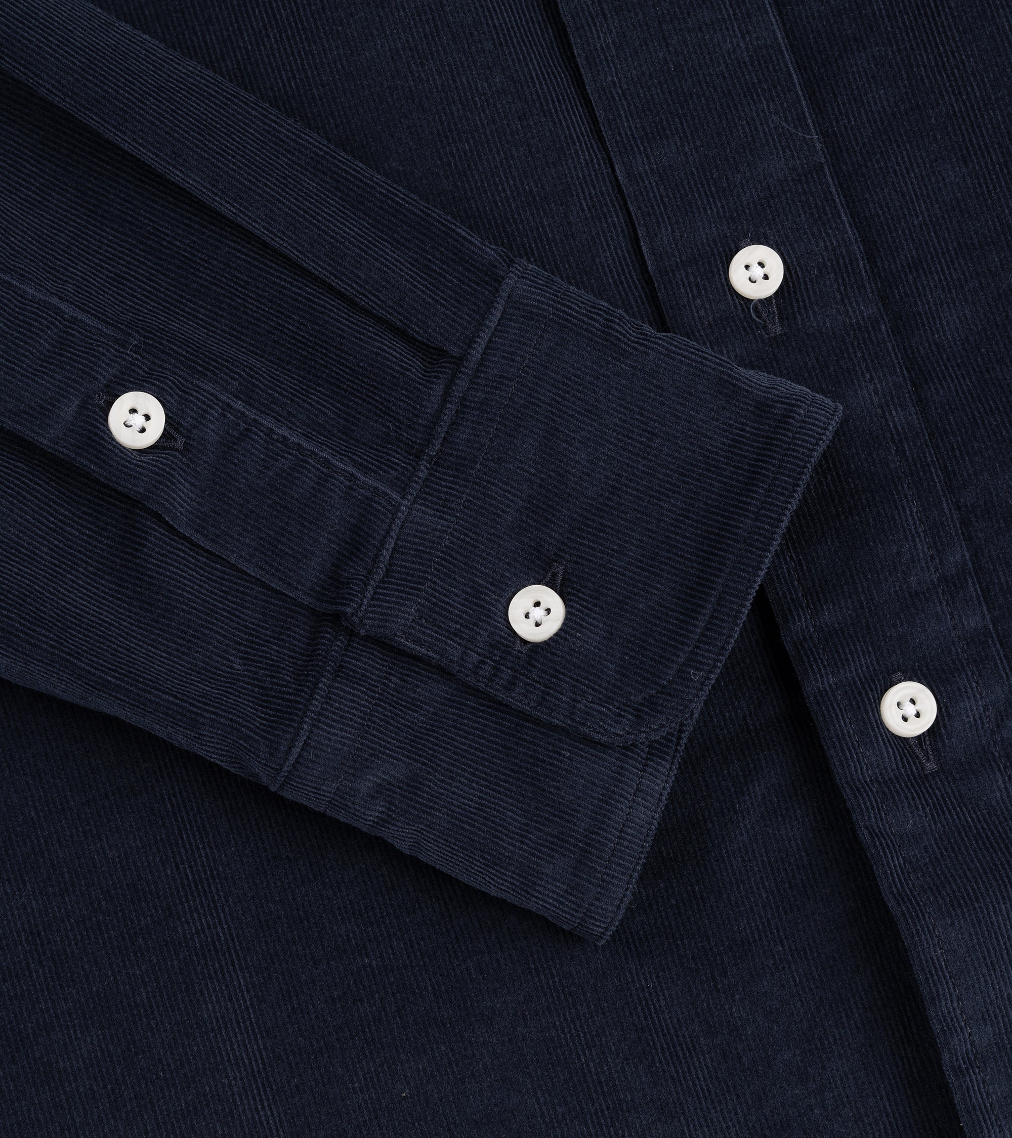 Gitman Vintage Thin Wale Corduroy Shirt: Navy