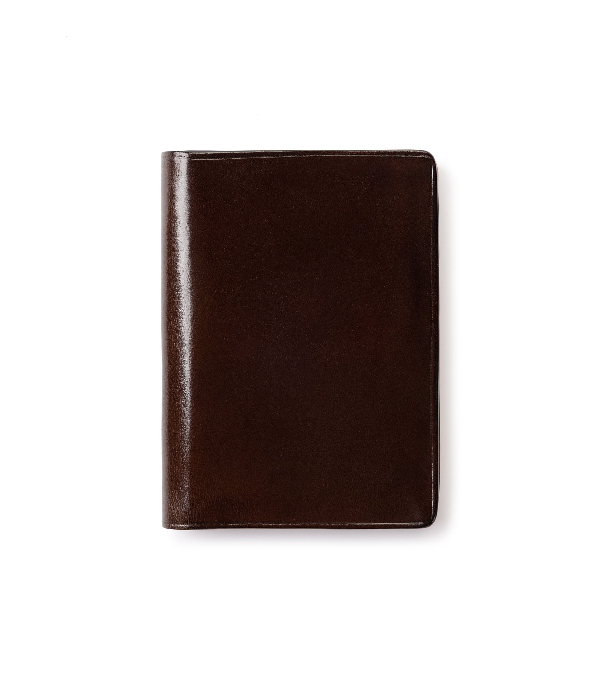 Il Bussetto Leather Business Card Holder: Dark Brown