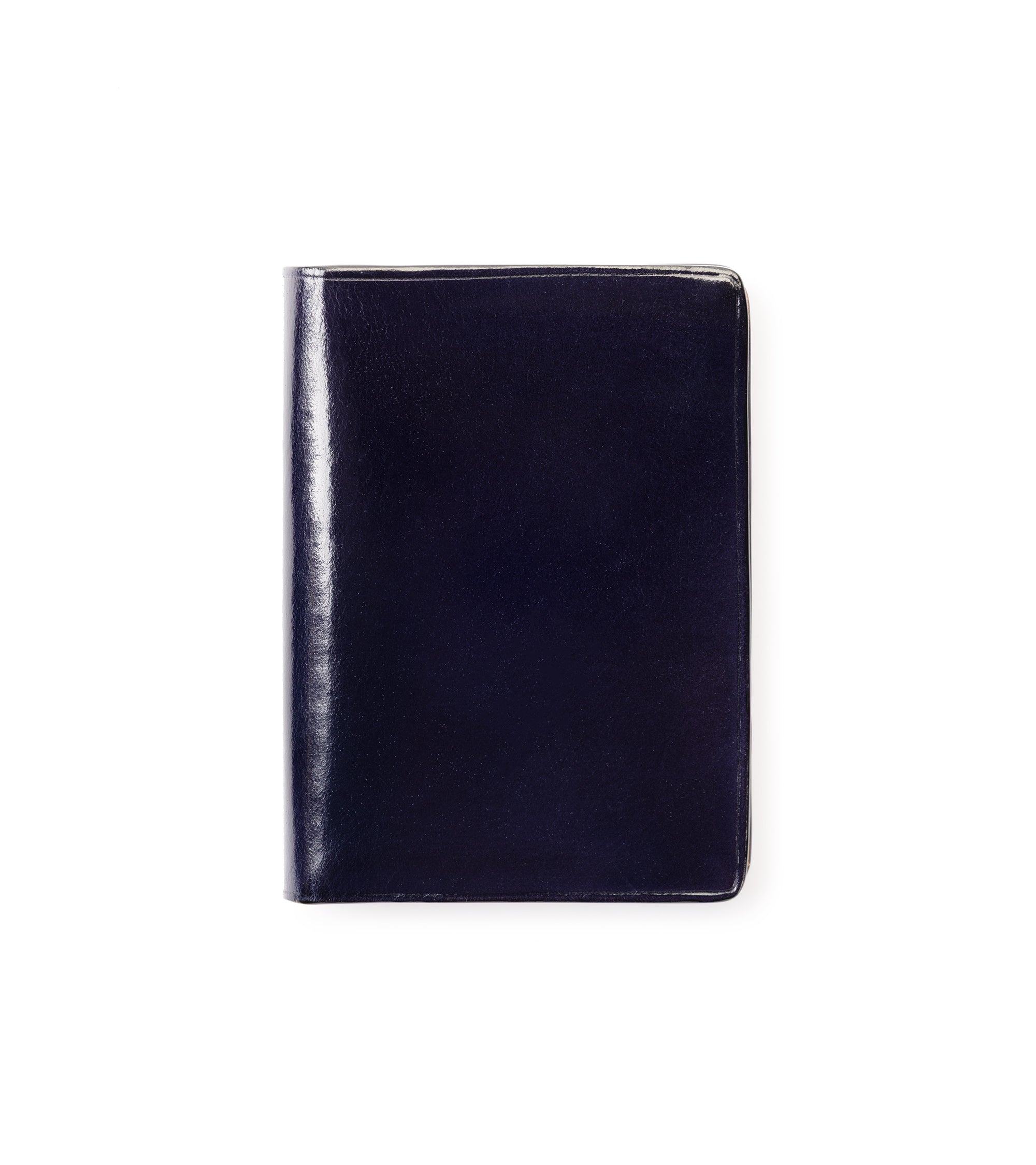Il Bussetto Leather Business Card Holder: Navy
