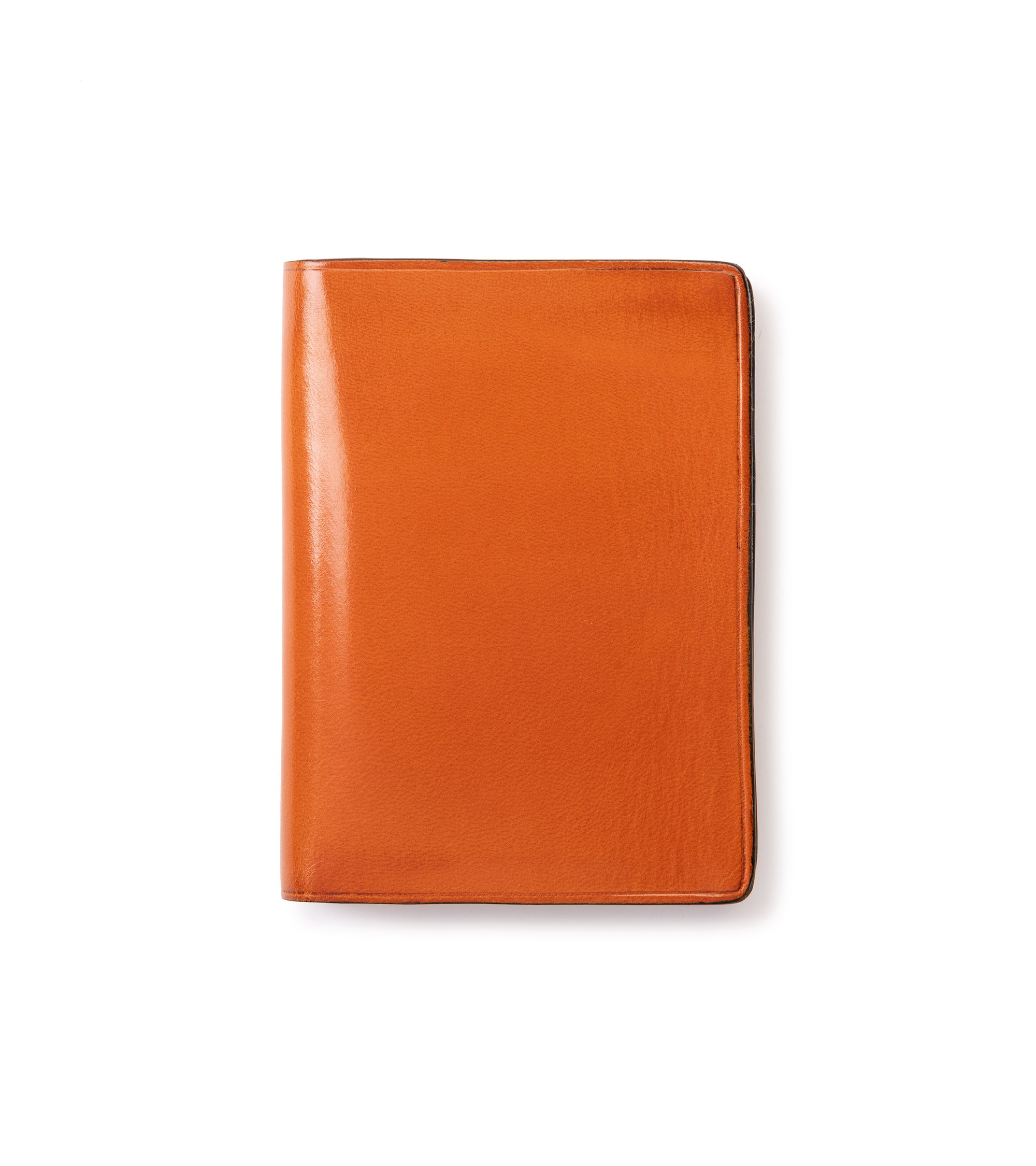 Il Bussetto Leather Business Card Holder: Orange