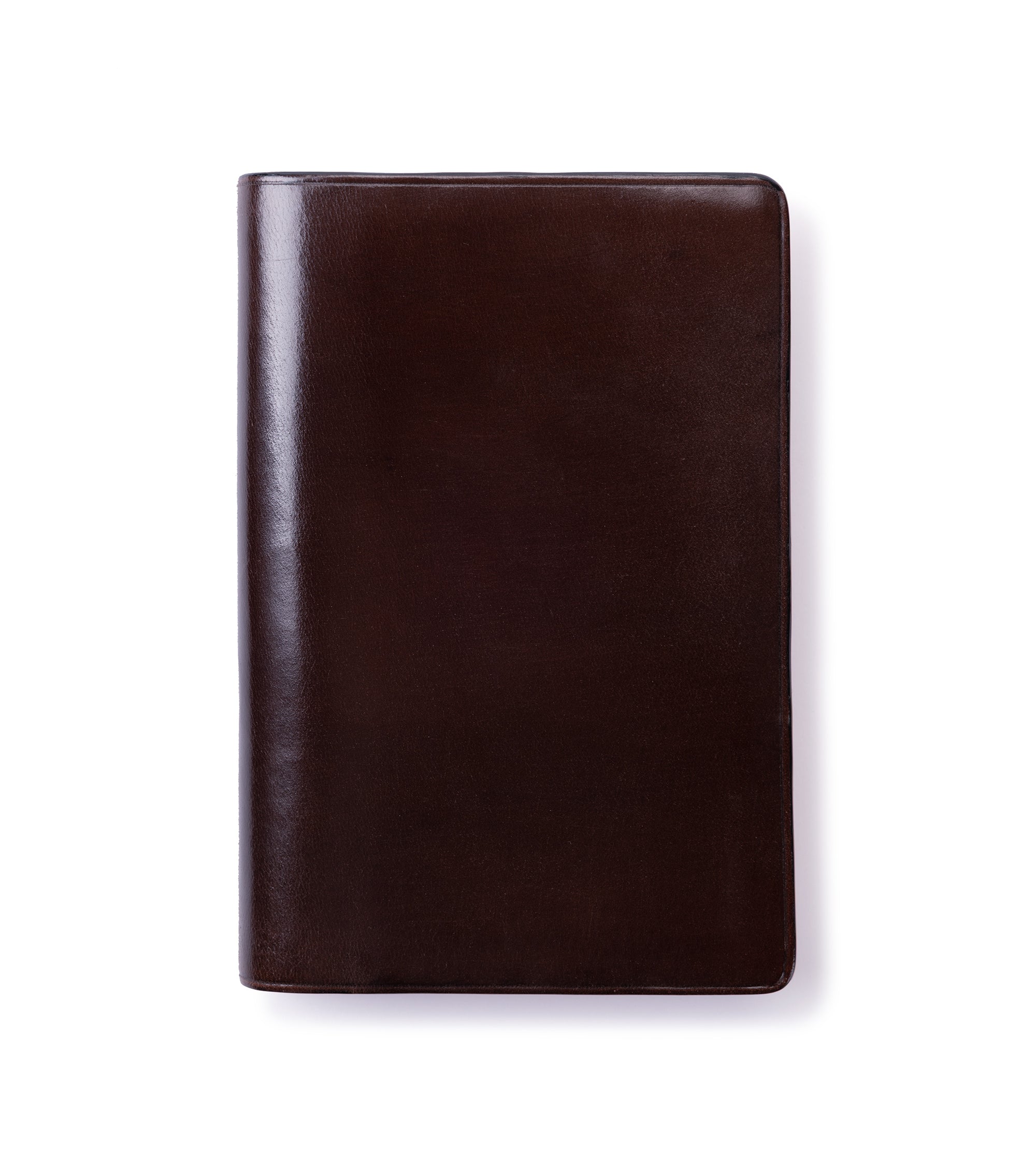 Il Bussetto Leather Passport Holder: Dark Brown