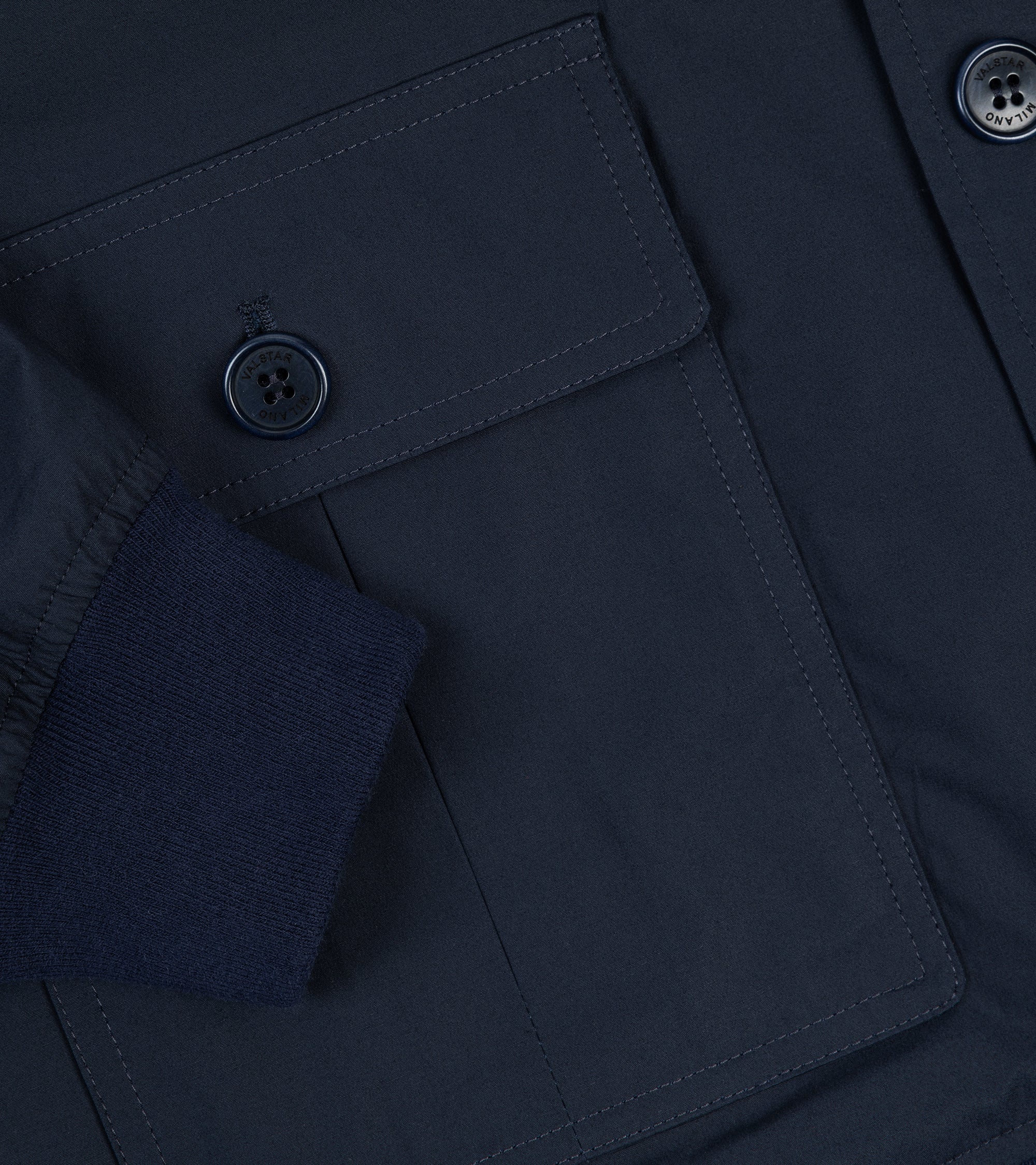 Valstar Valstarino Cotton Poplin Jacket: Navy