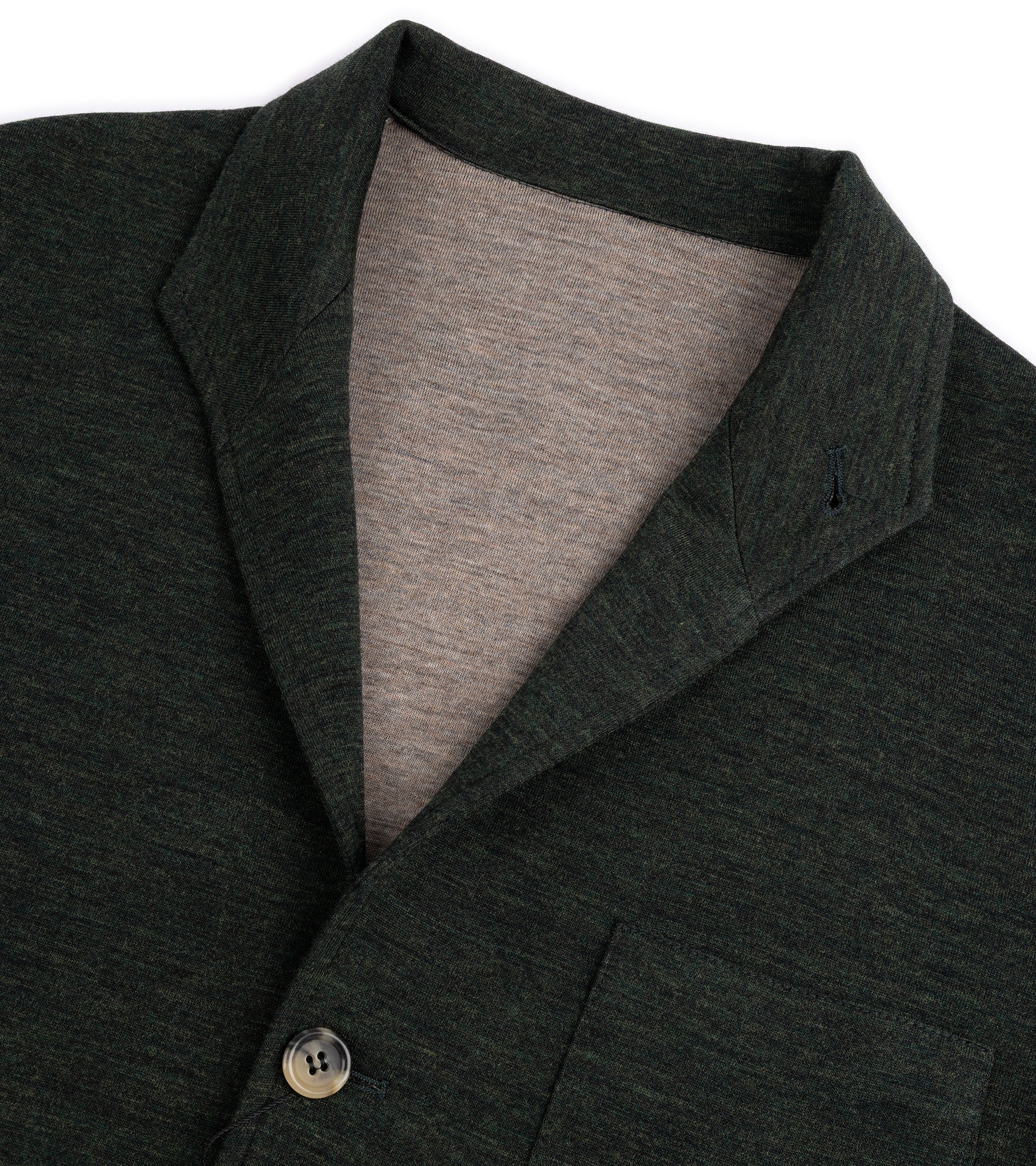 Justo Gimeno Wool Knit Teba Jacket: Olive