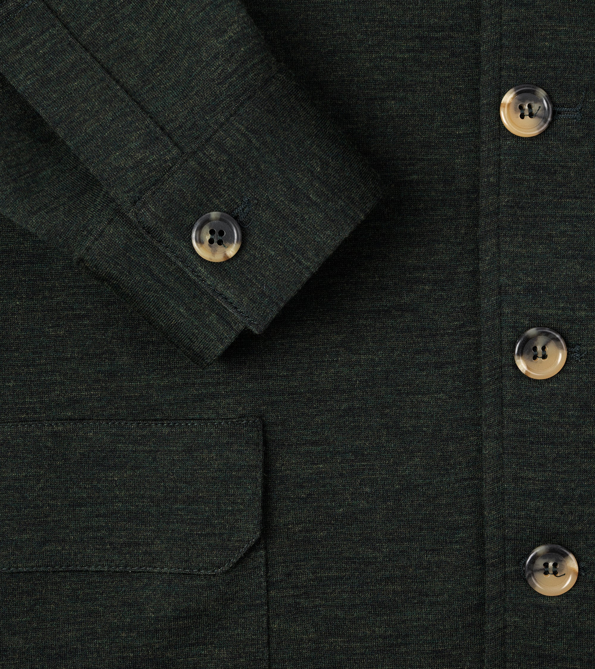 Justo Gimeno Wool Knit Teba Jacket: Olive