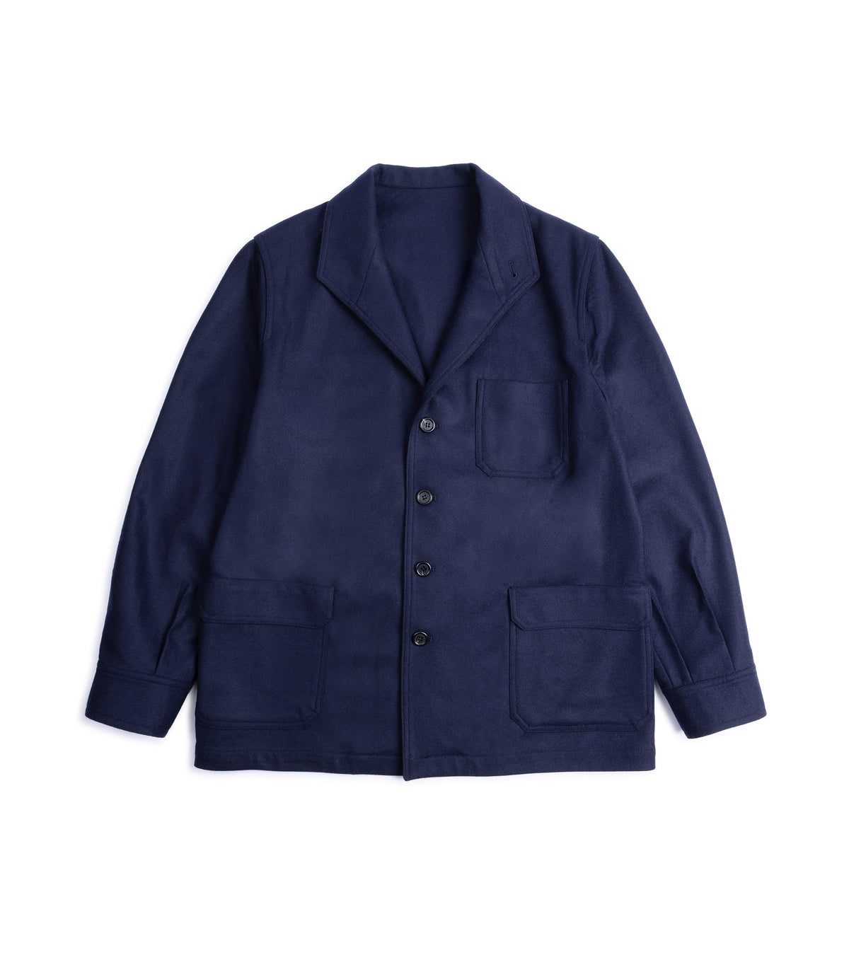 Justo Gimeno Loden Wool Teba Jacket in navy