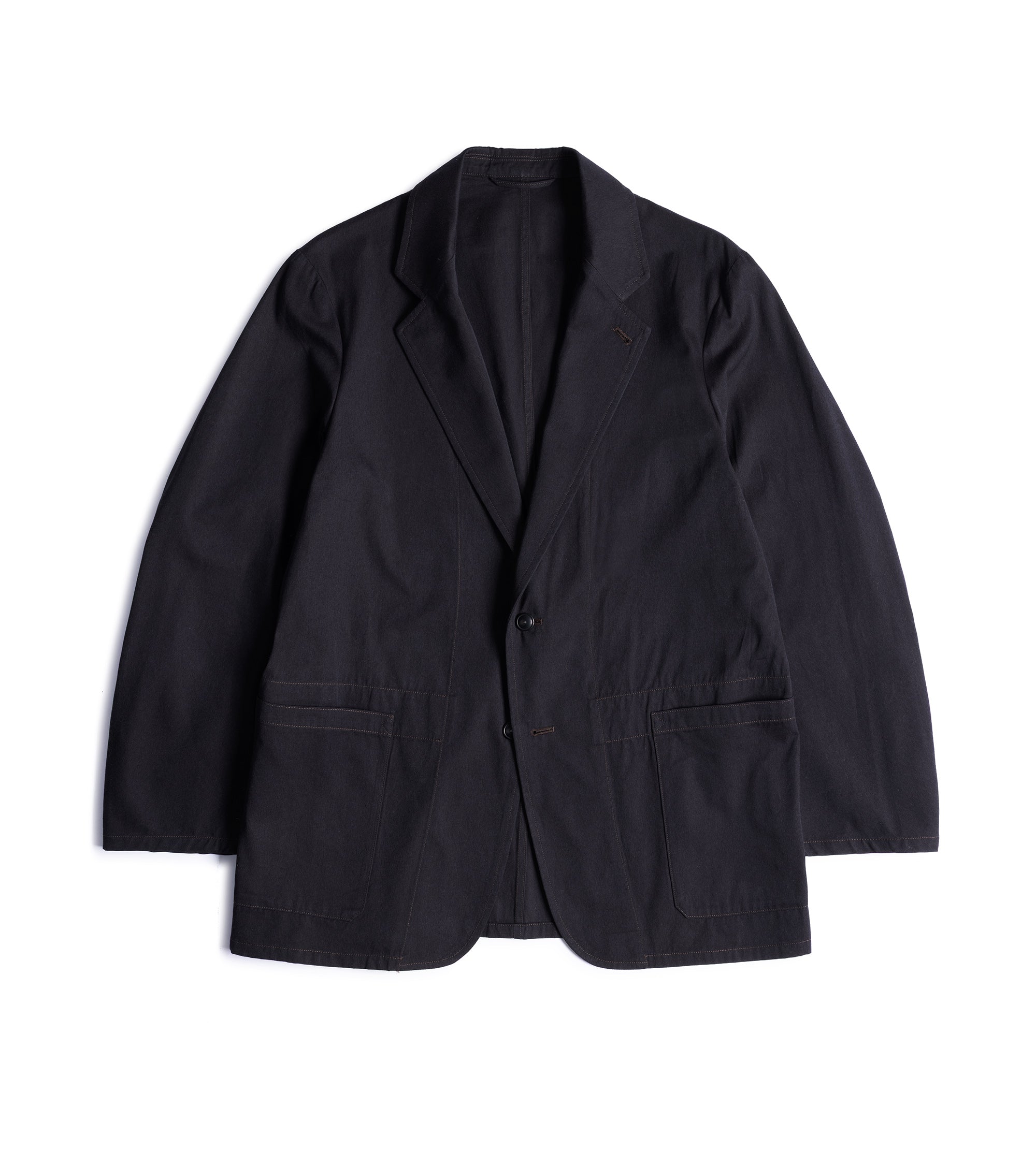 Kaptain Sunshine Cotton Gabardine Take Easy Jacket: Navy