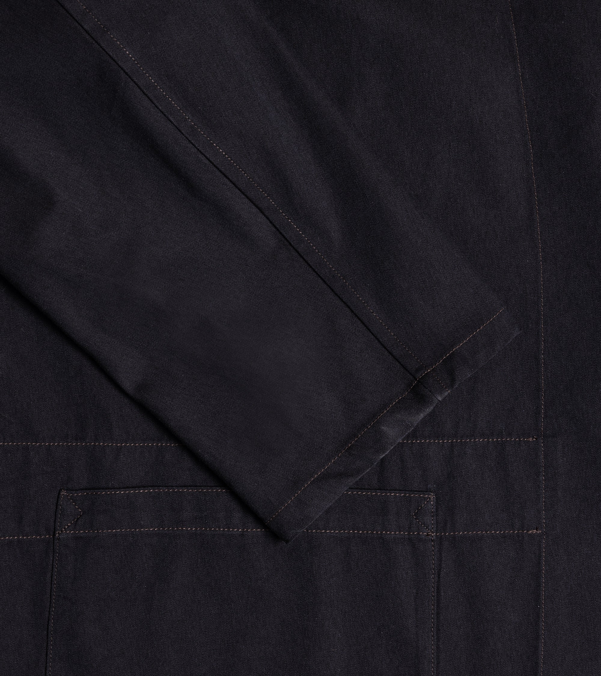 Kaptain Sunshine Cotton Gabardine Take Easy Jacket: Navy
