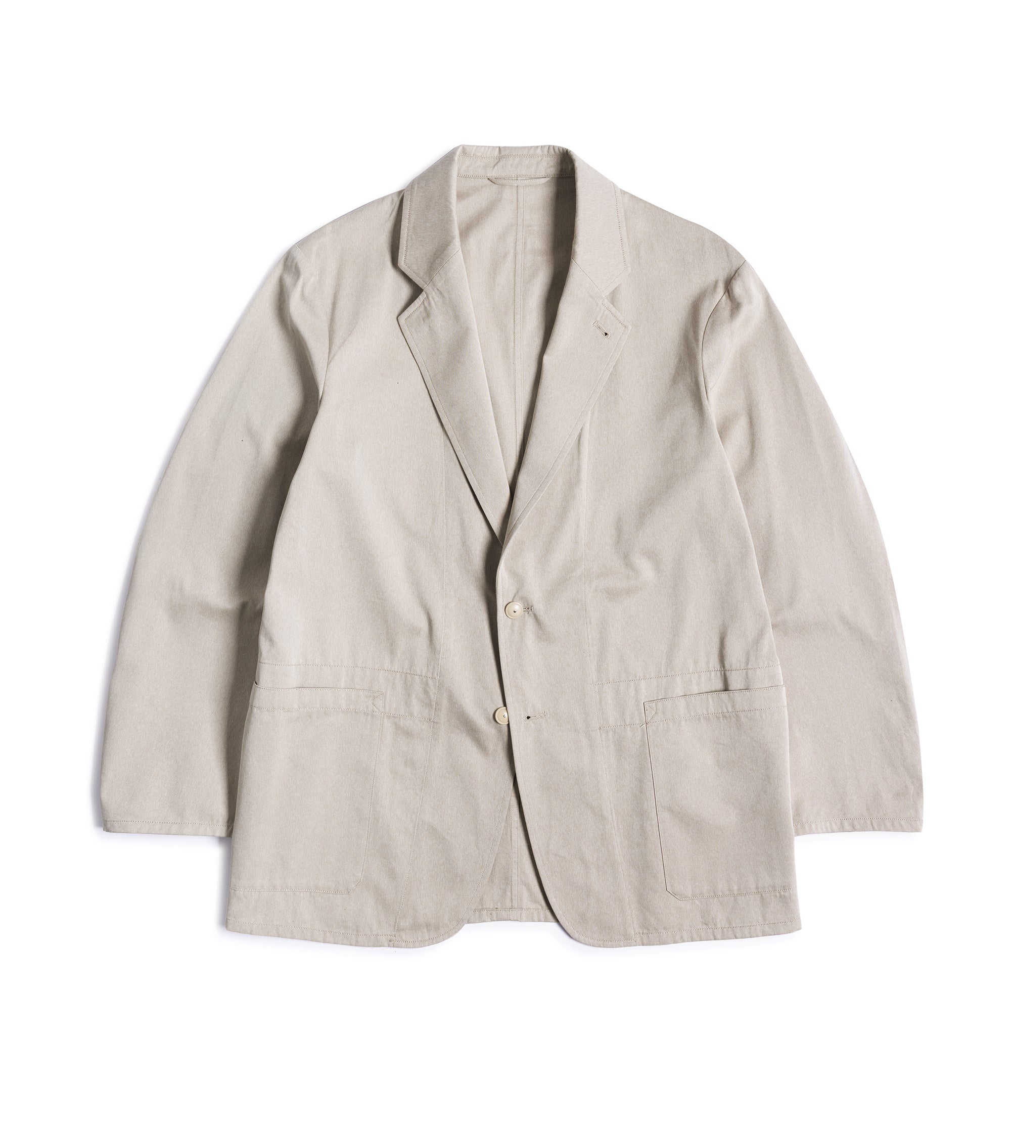 Kaptain Sunshine Cotton Gabardine Take Easy Jacket: Taupe