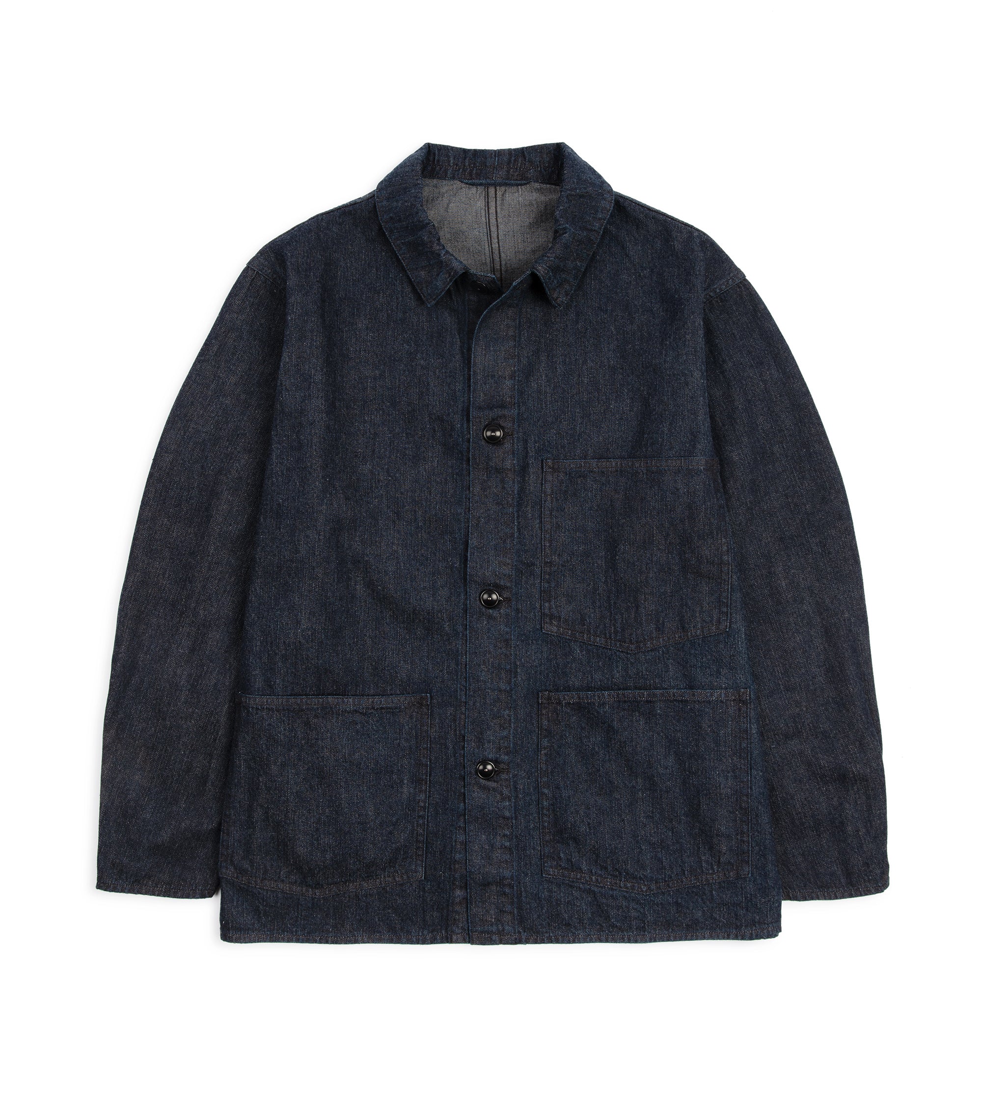 Kaptain Sunshine Denim Coverall Jacket: Indigo – Trunk Clothiers