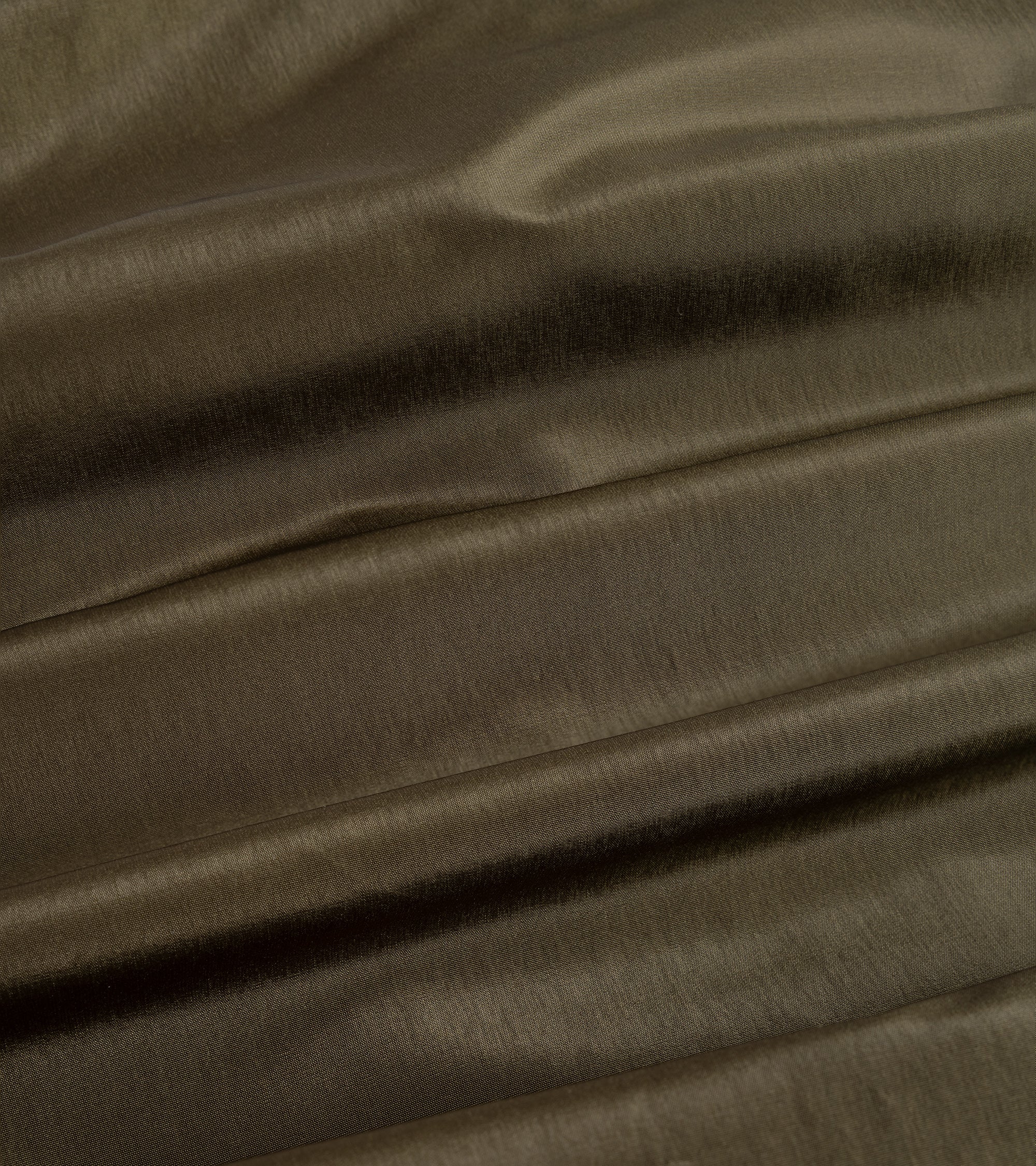 Kaptain Sunshine Silk Poly Coach Jacket: Olive