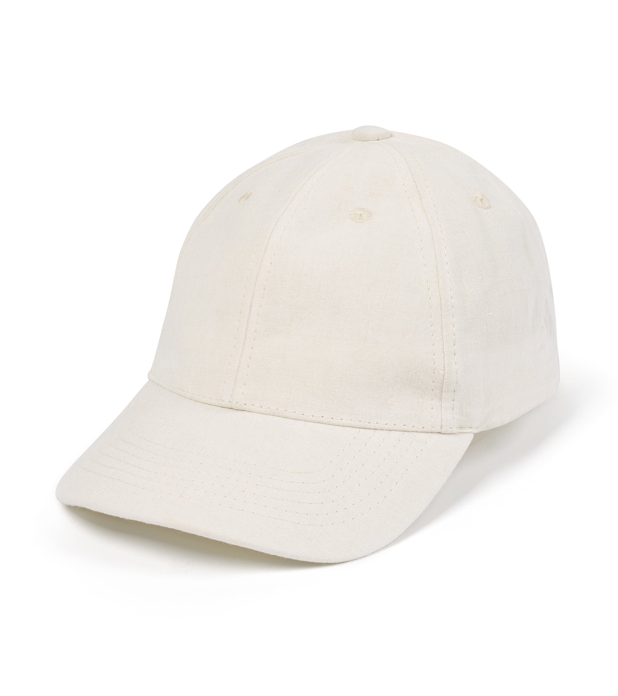 Mühlbauer Base Japanese Linen Cap: White