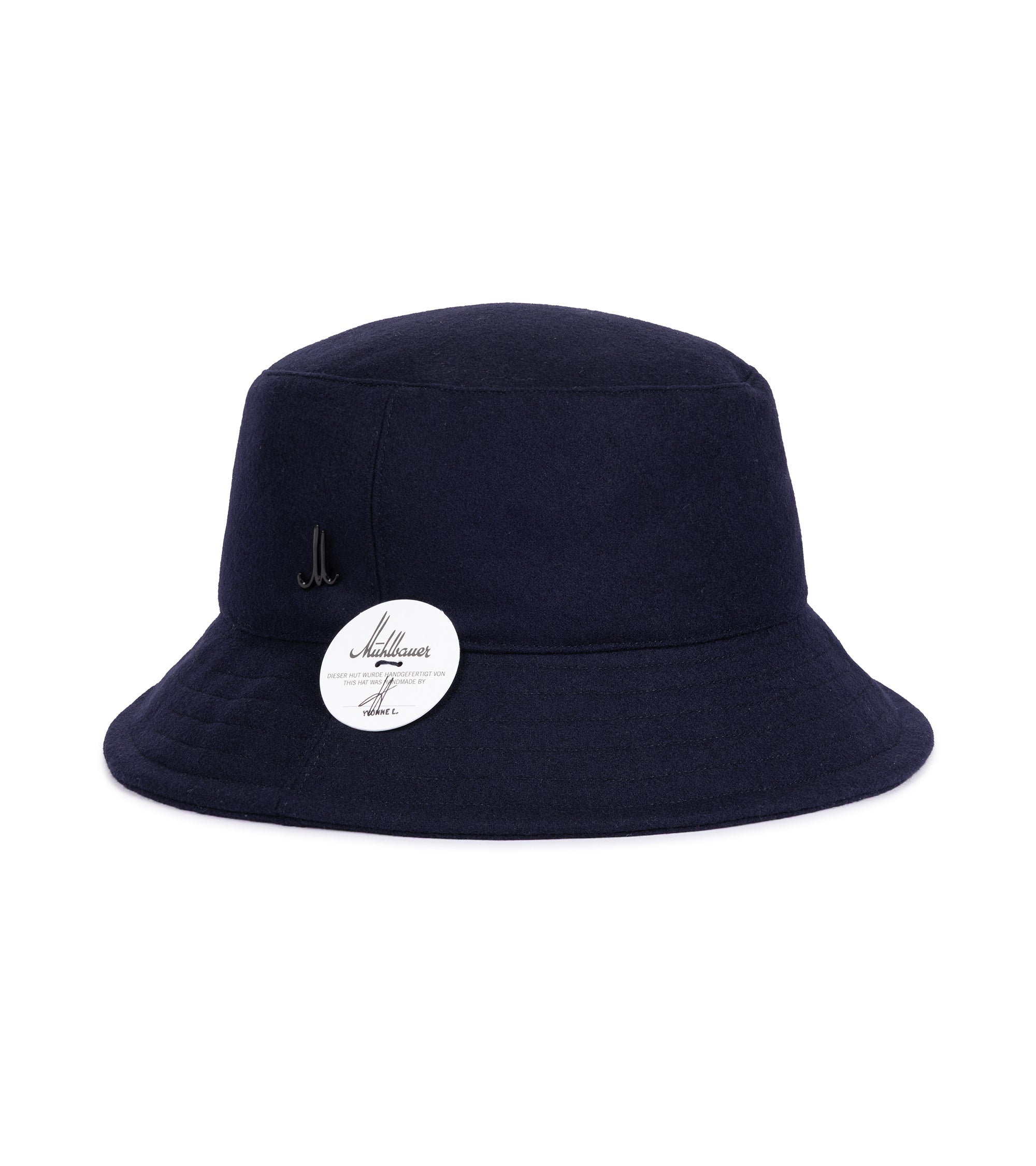 Mühlbauer Joost Loden Wool Bucket Hat: Navy