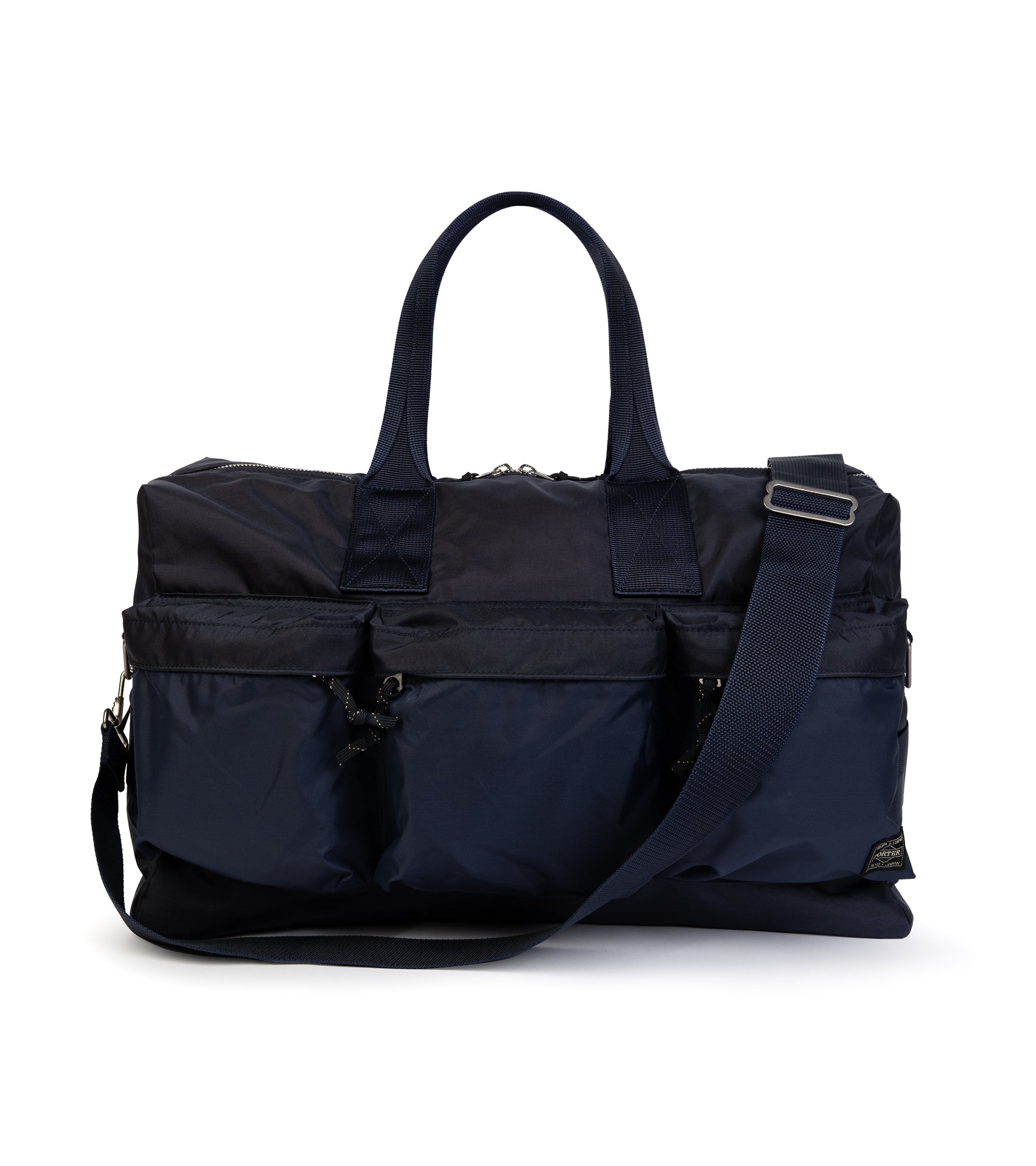 PORTER Force 2Way Duffle Bag: Navy