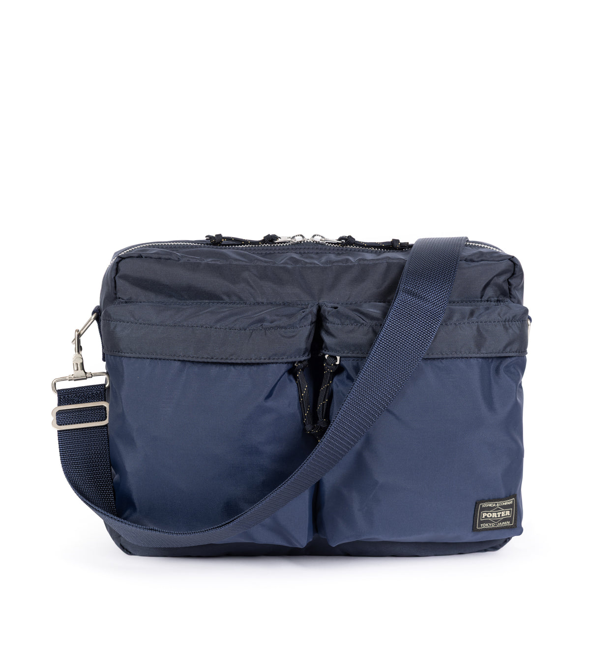 PORTER Force Shoulder Bag: Navy