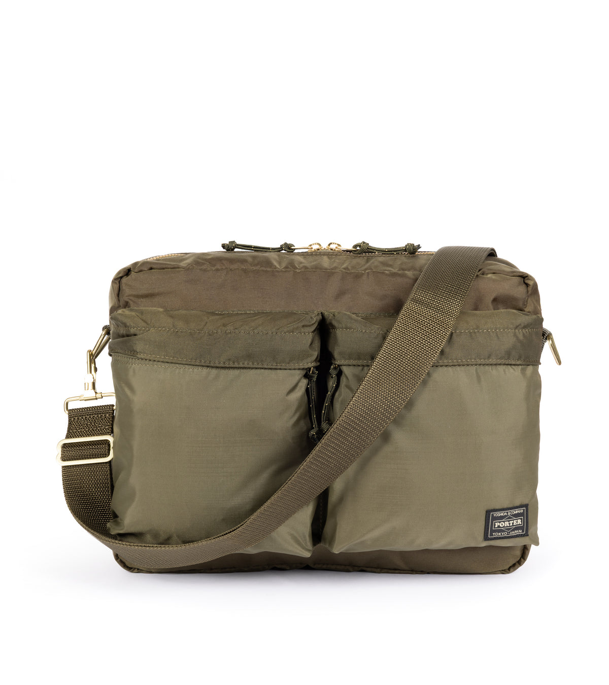 PORTER Force Shoulder Bag: Olive