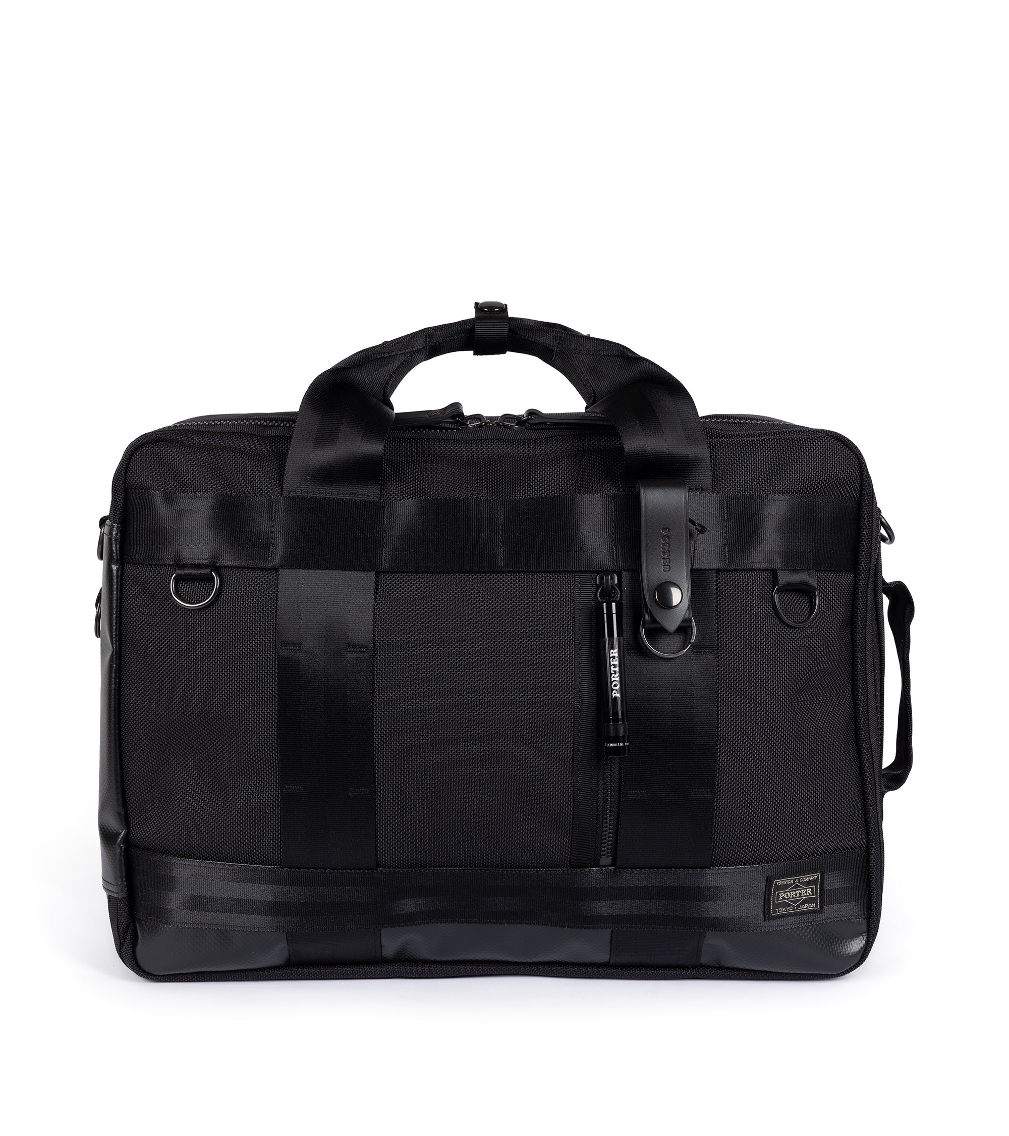 PORTER Heat 3Way Briefcase: Black