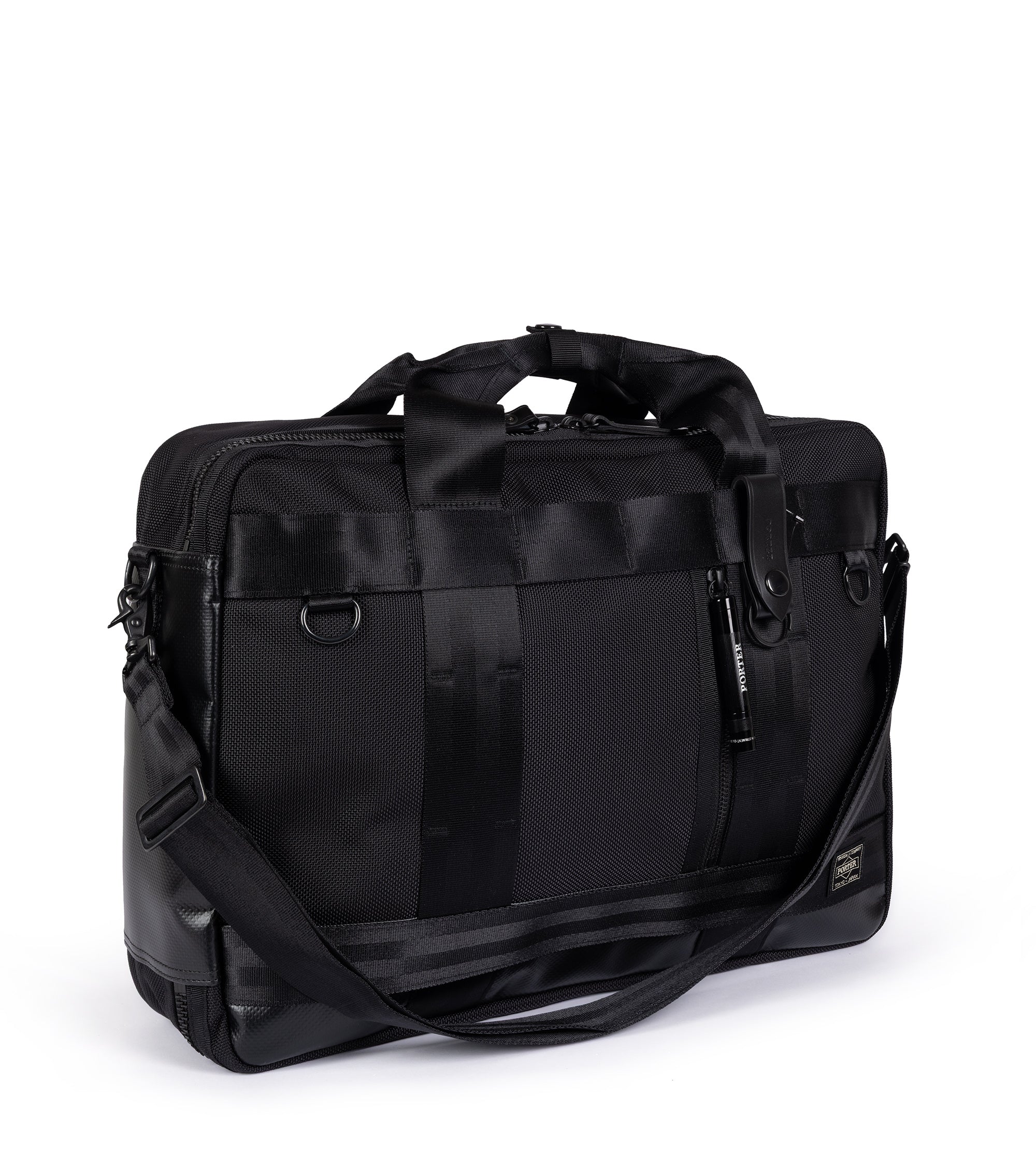 PORTER Heat 3Way Briefcase: Black