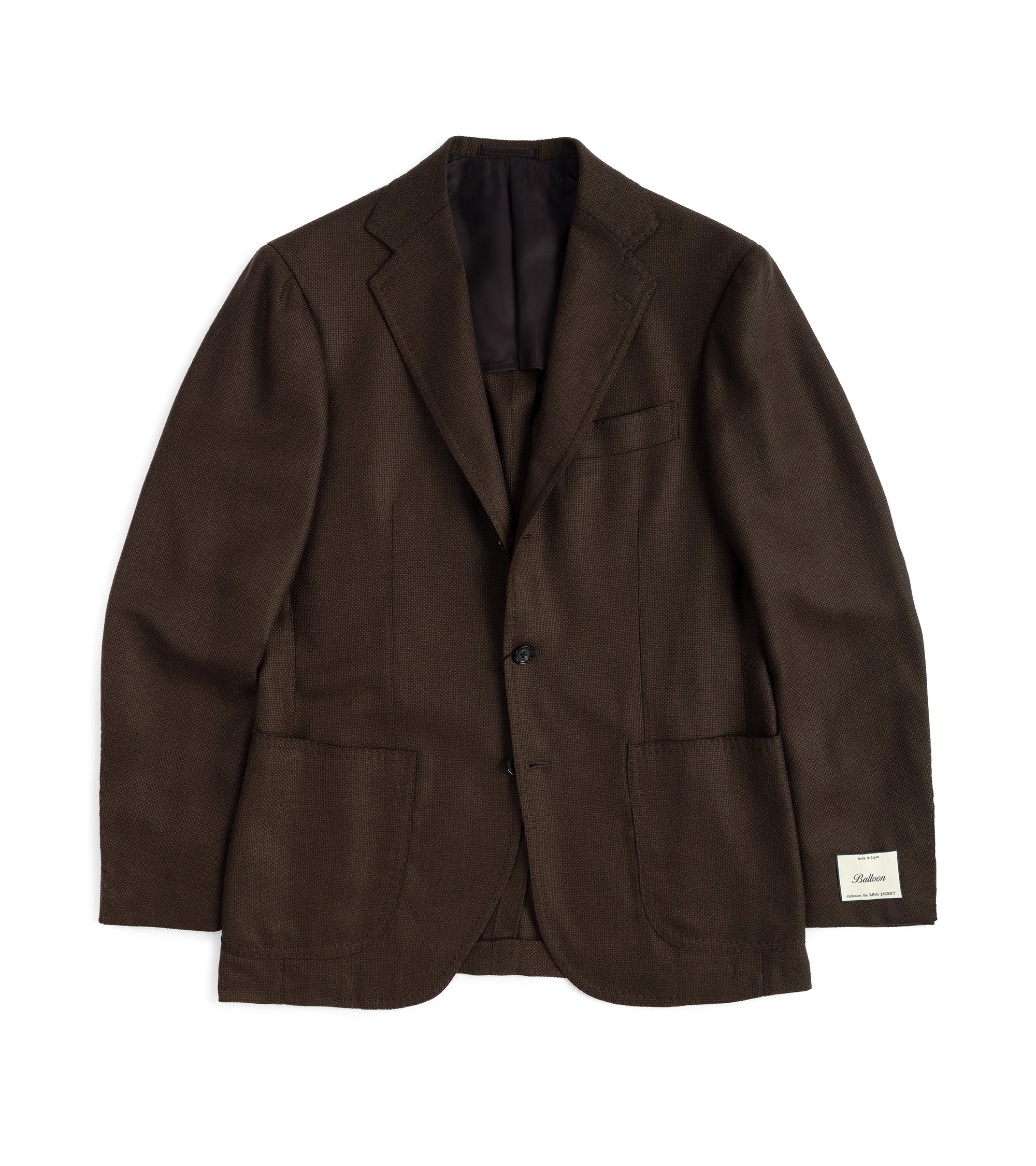 Ring Jacket Meister 10 Month Wool Mesh Balloon Jacket: Brown
