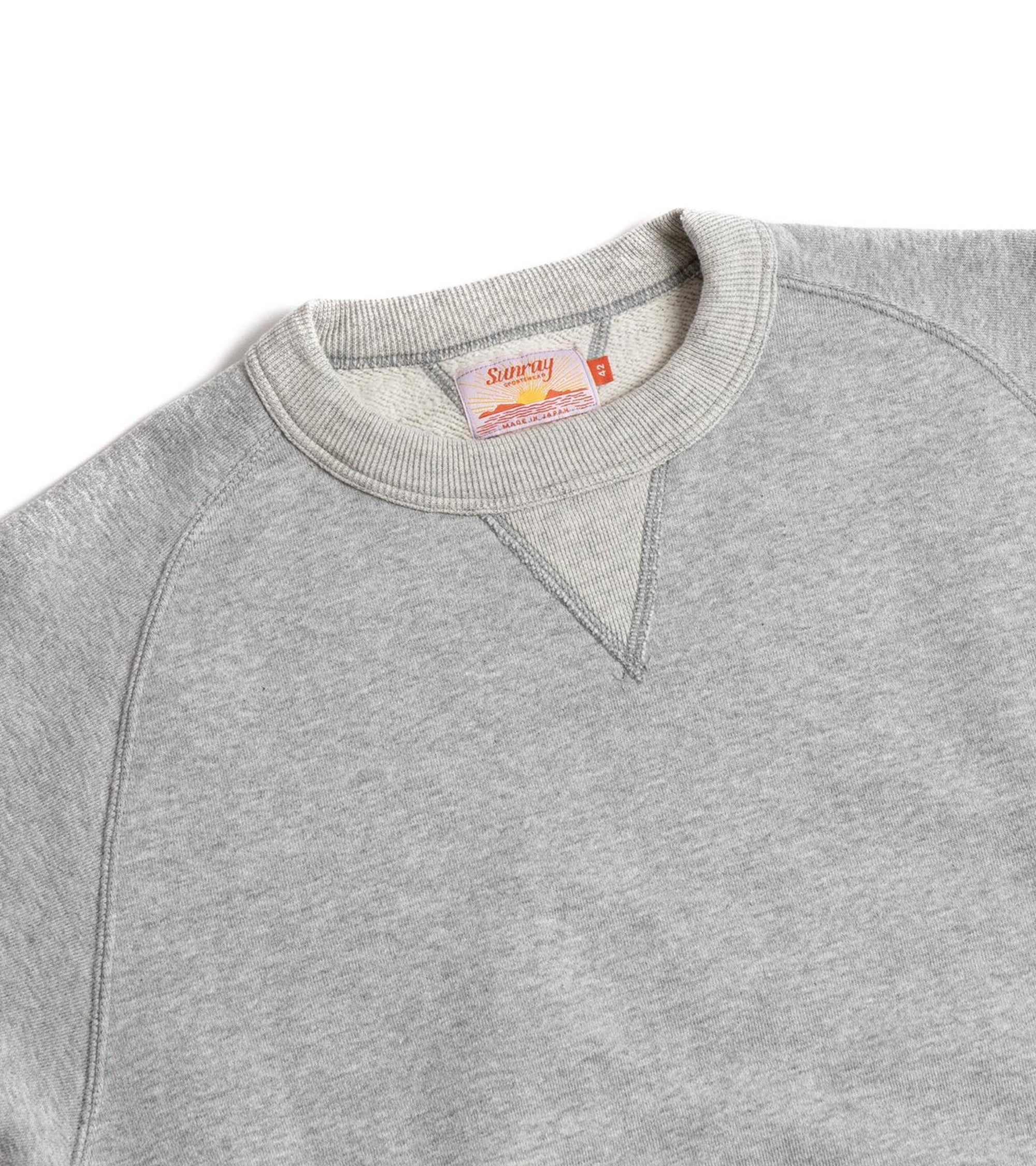 Sunray Sportswear Puamana Raglan Cotton Sweatshirt: Hambledon Grey