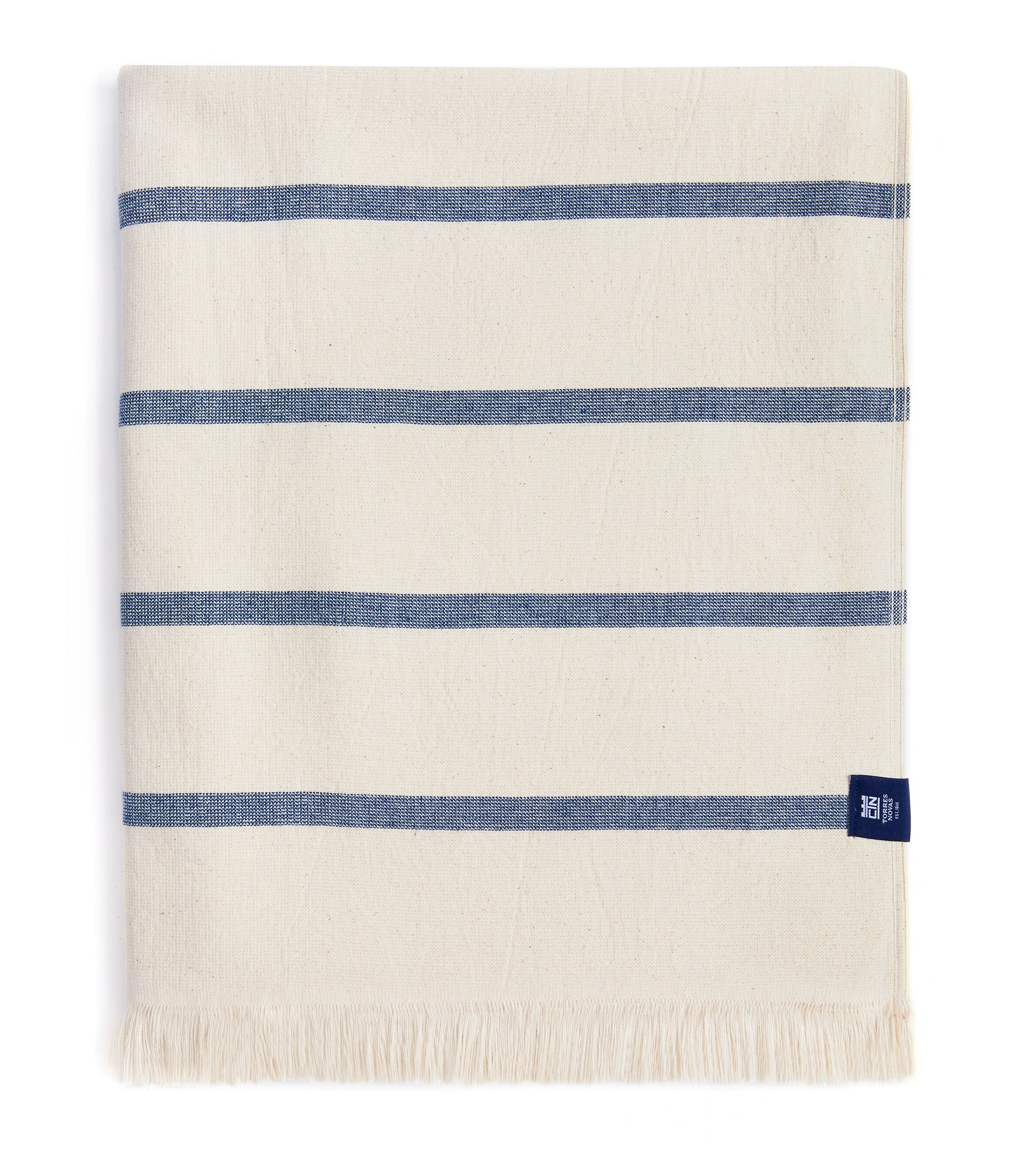 Torres Novas Boa-Nova Individual Size Beach Towel: Blue Stripe