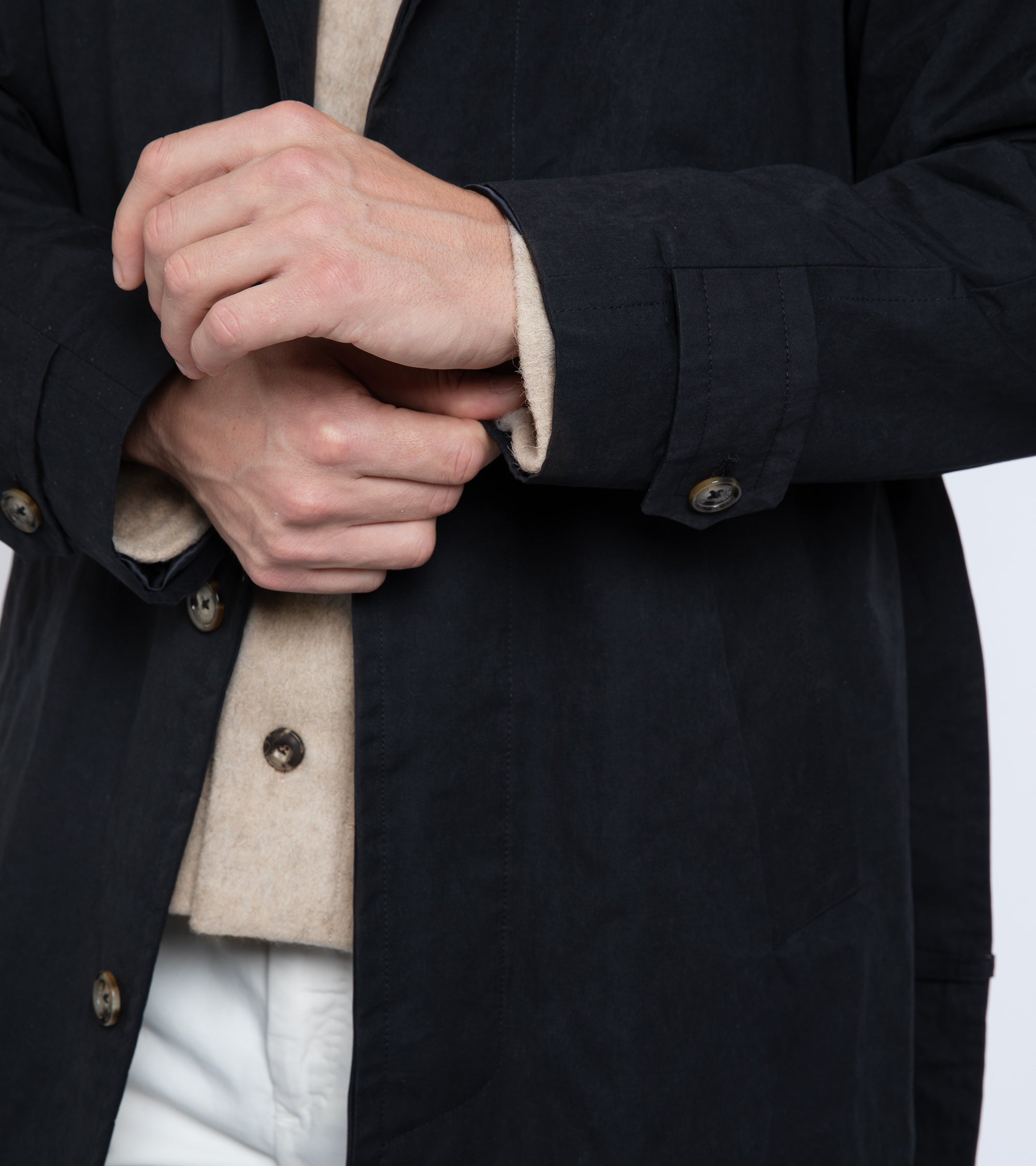 Valstar Humphrey Trench Coat: Navy